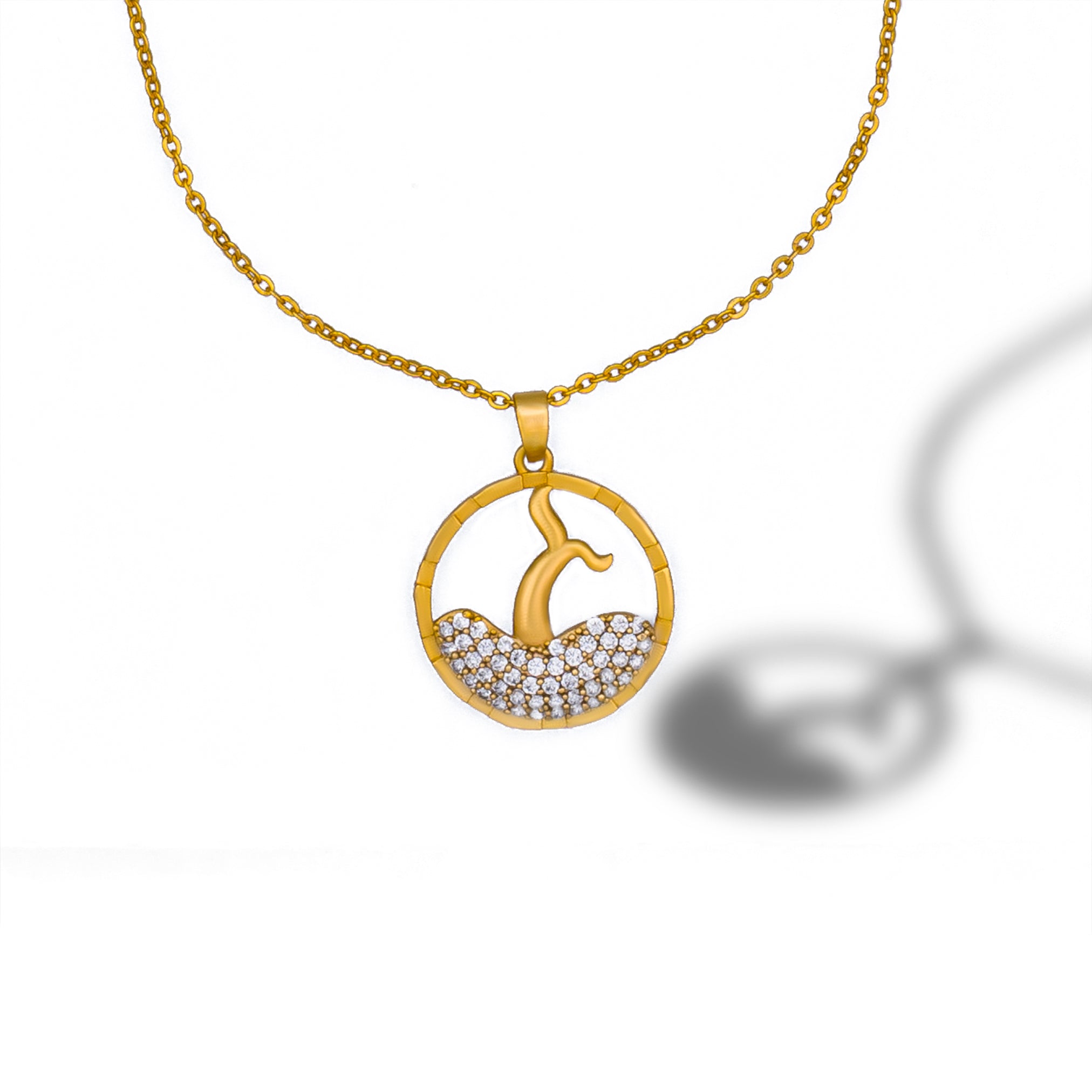 Wave Dolphin Pendant