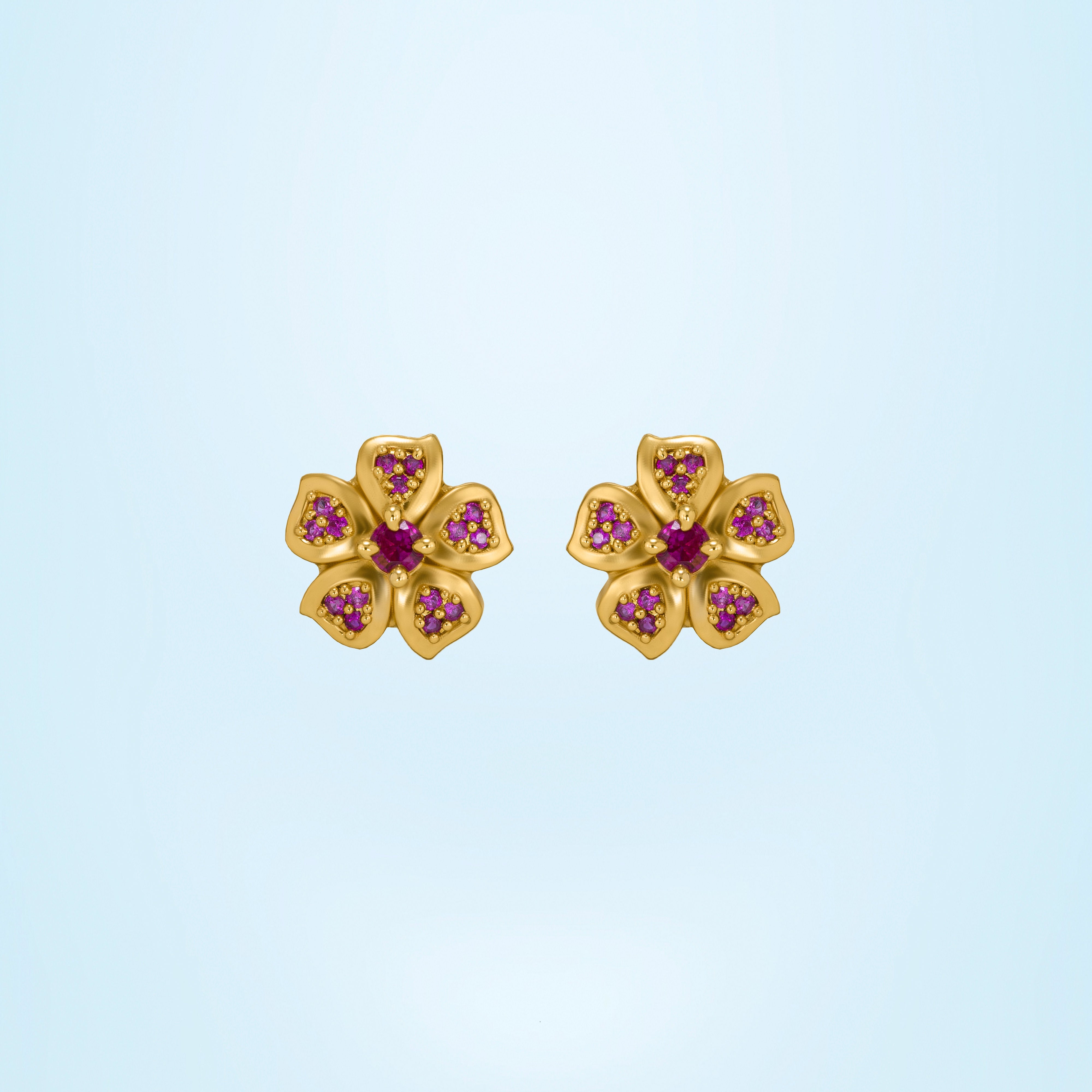 White Blossom Radiance Earrings
