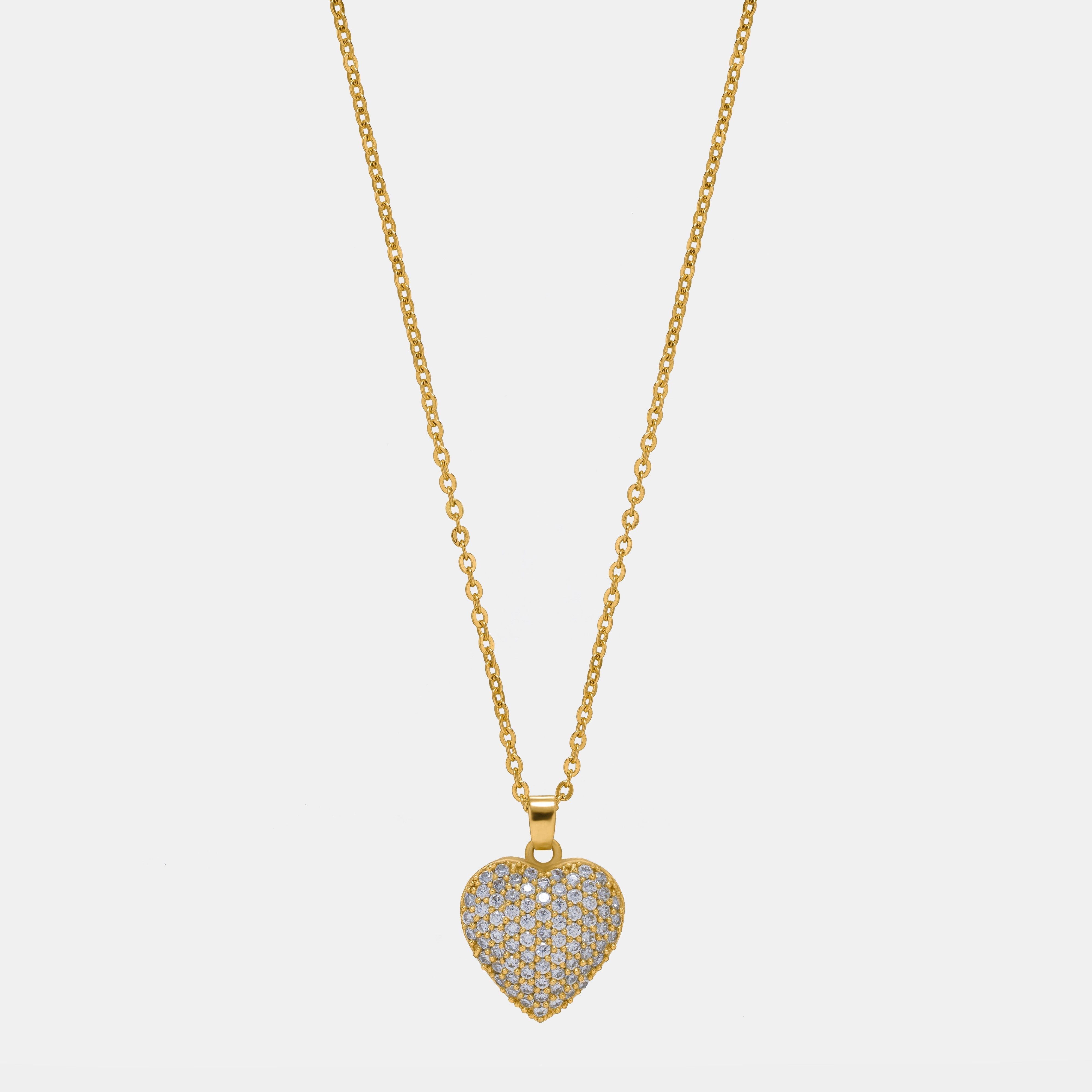 Heart Pave Pendant
