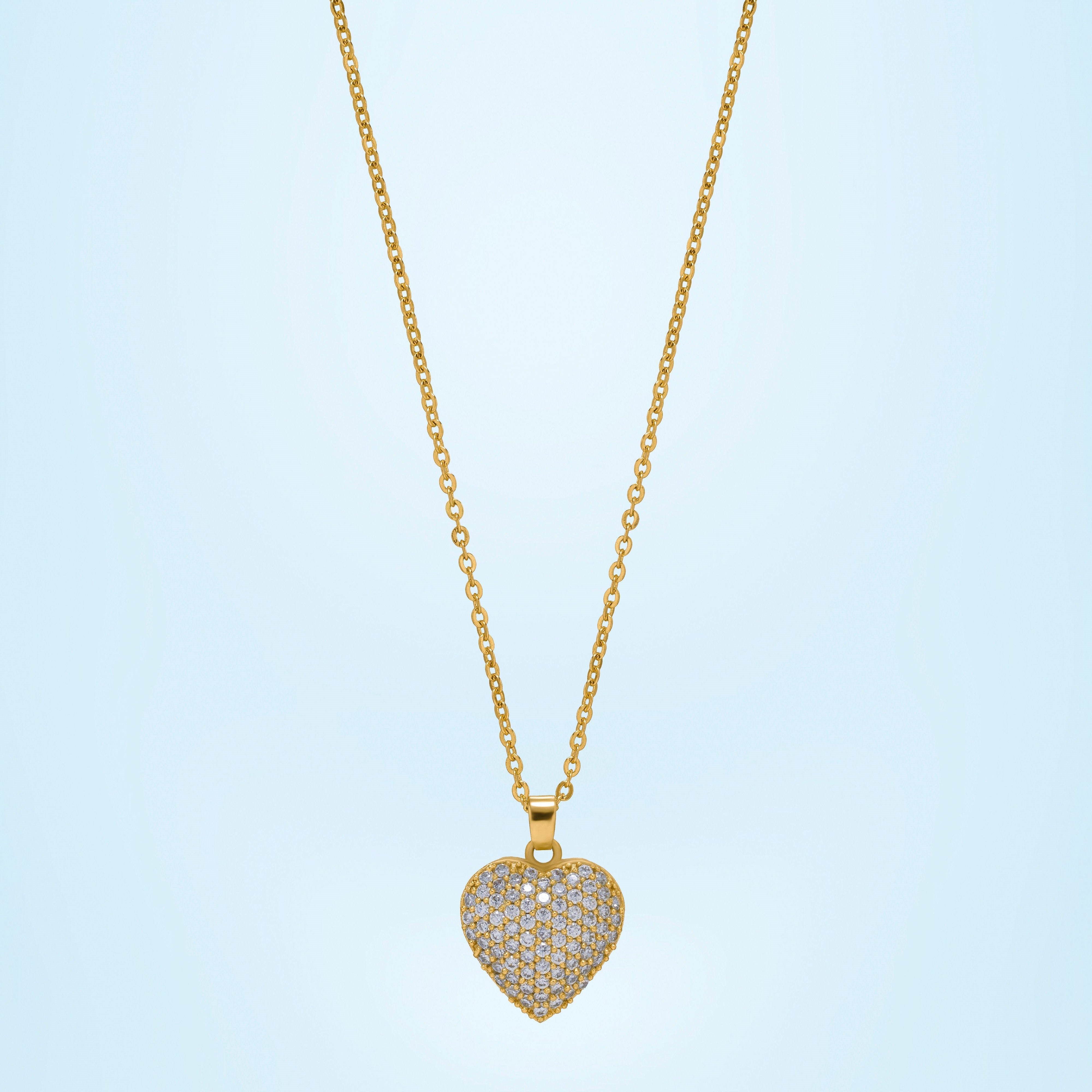 Heart Pave Pendant