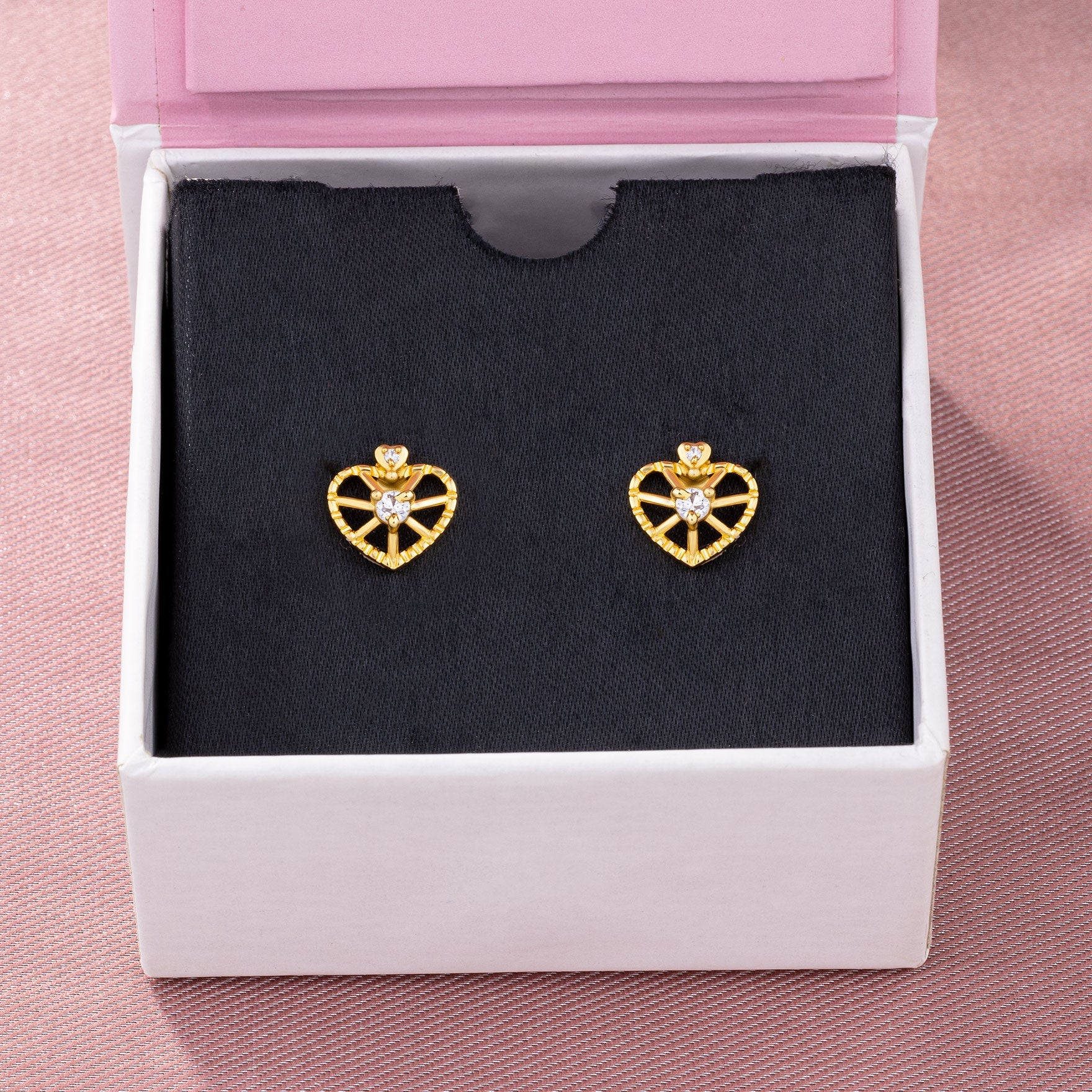 Heart Radiance Studs
