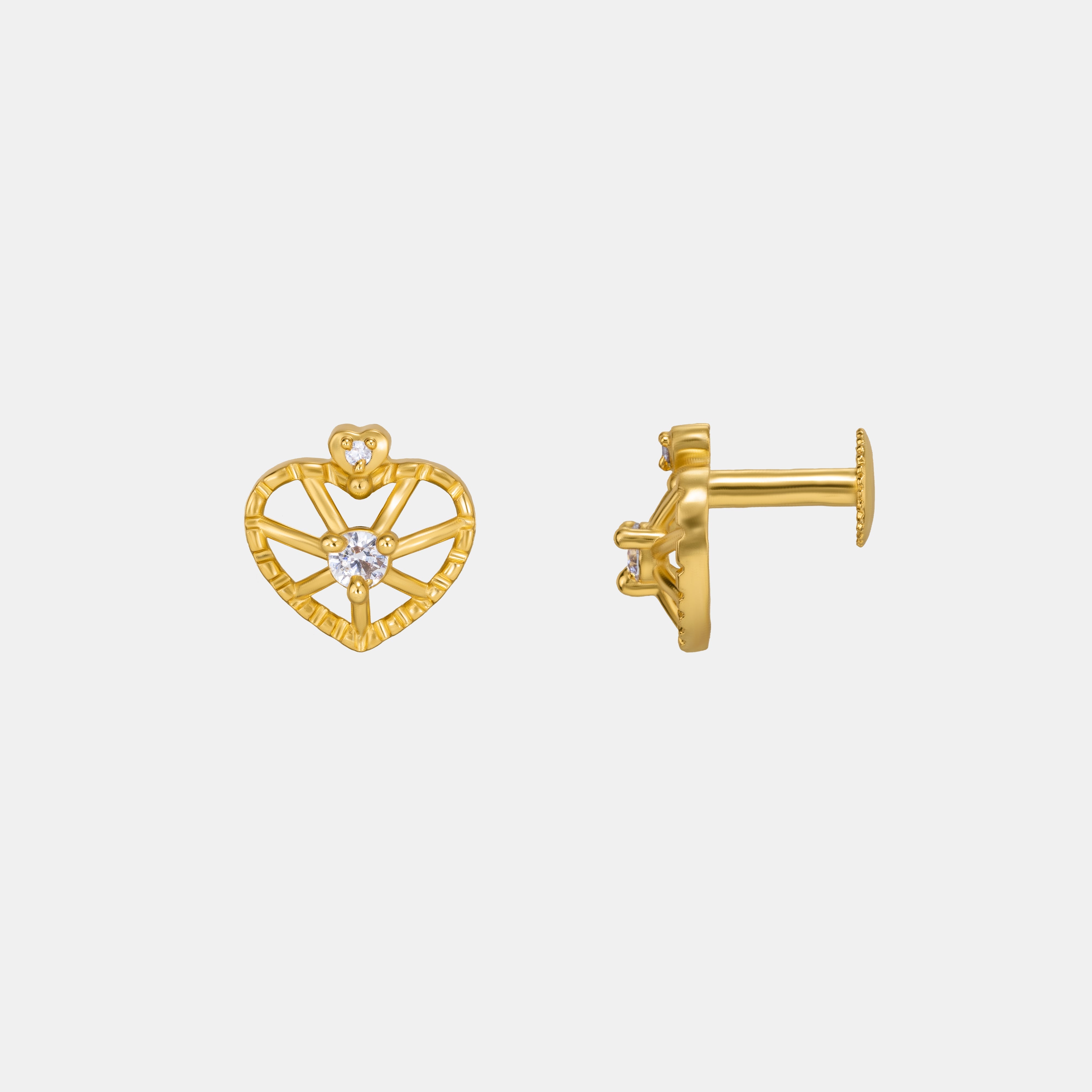 Heart Radiance Studs