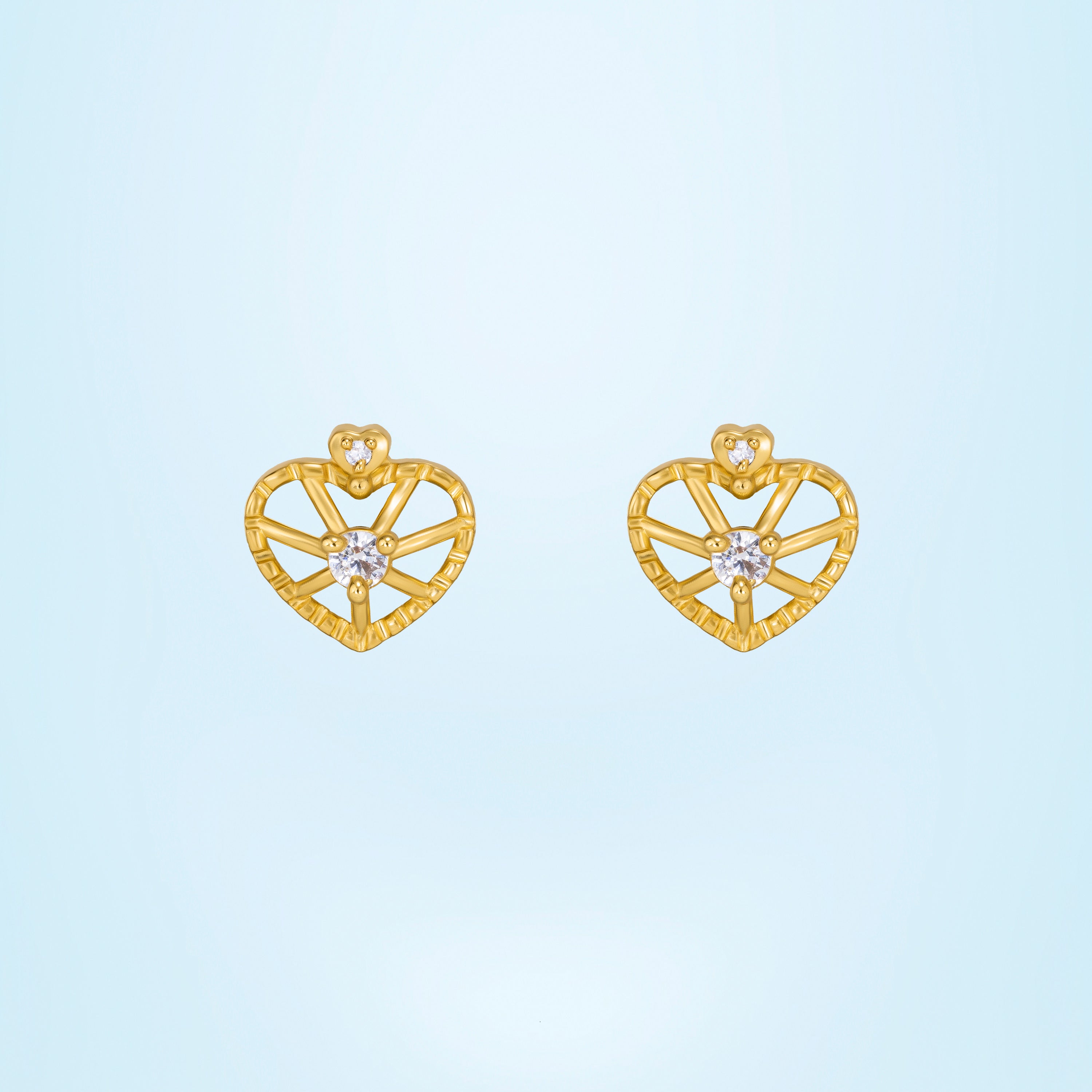 Heart Radiance Studs