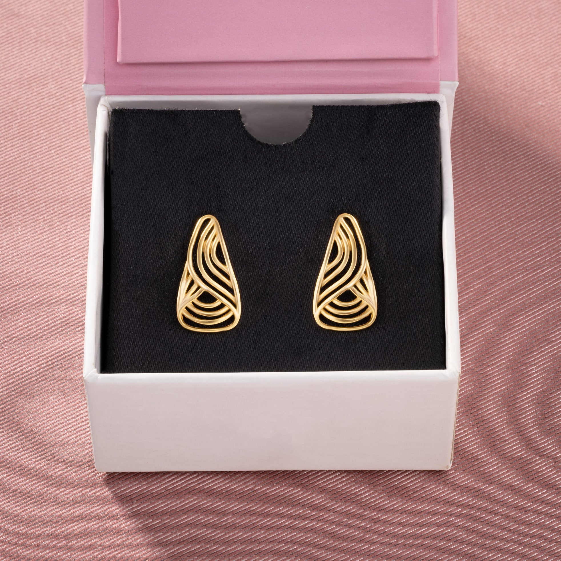Wave Cascade Earrings