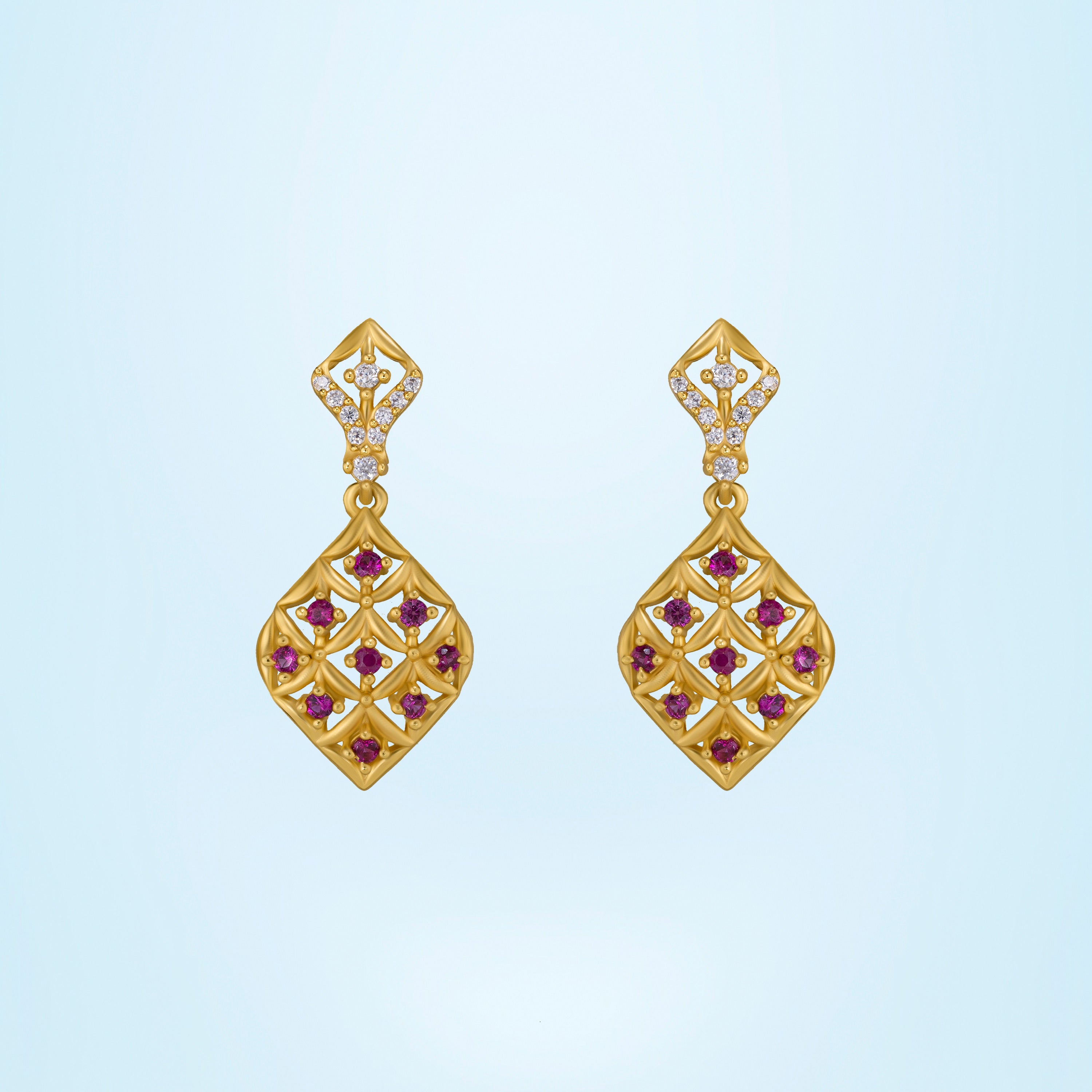 White Golden Radiance Stud