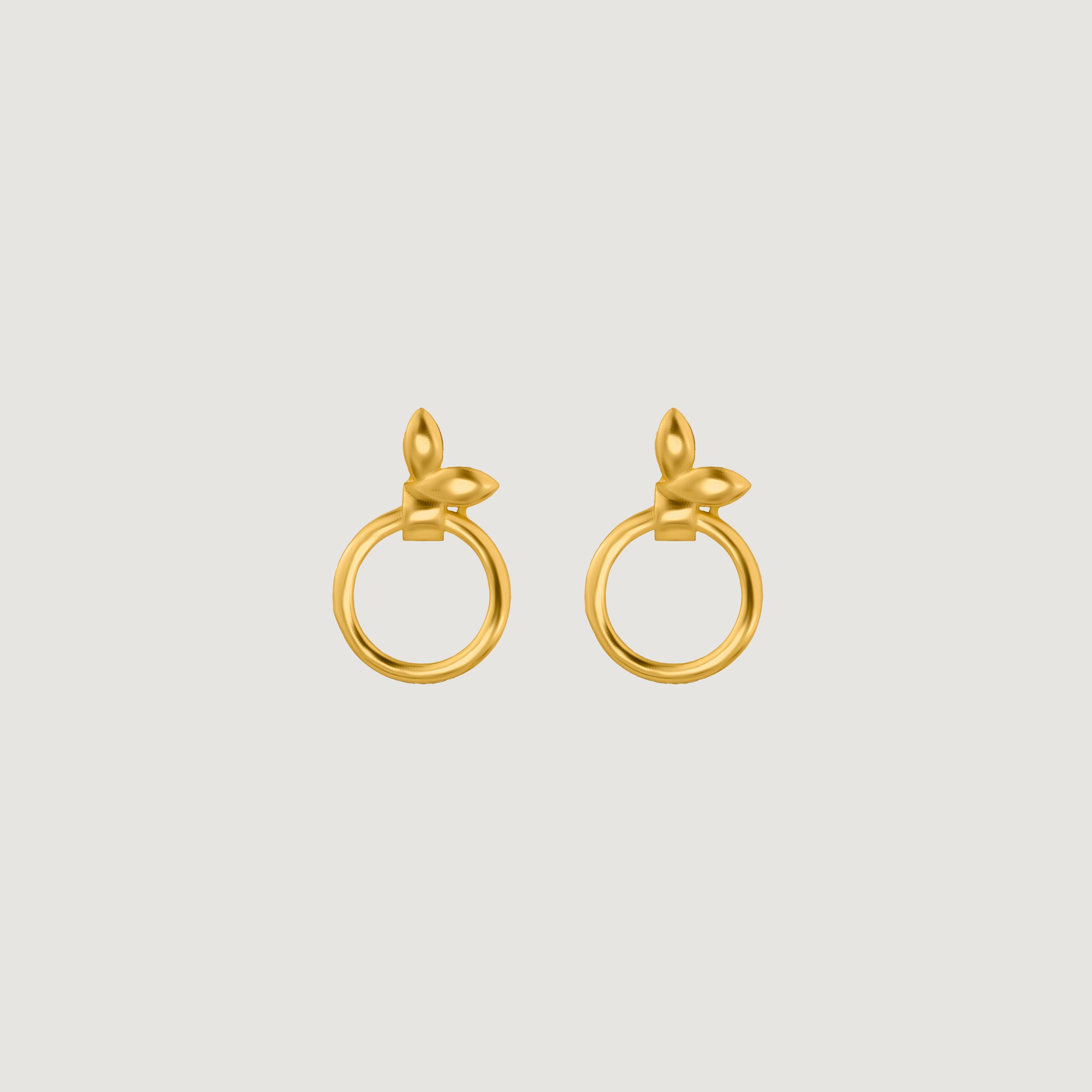 Petal Hoop Earrings