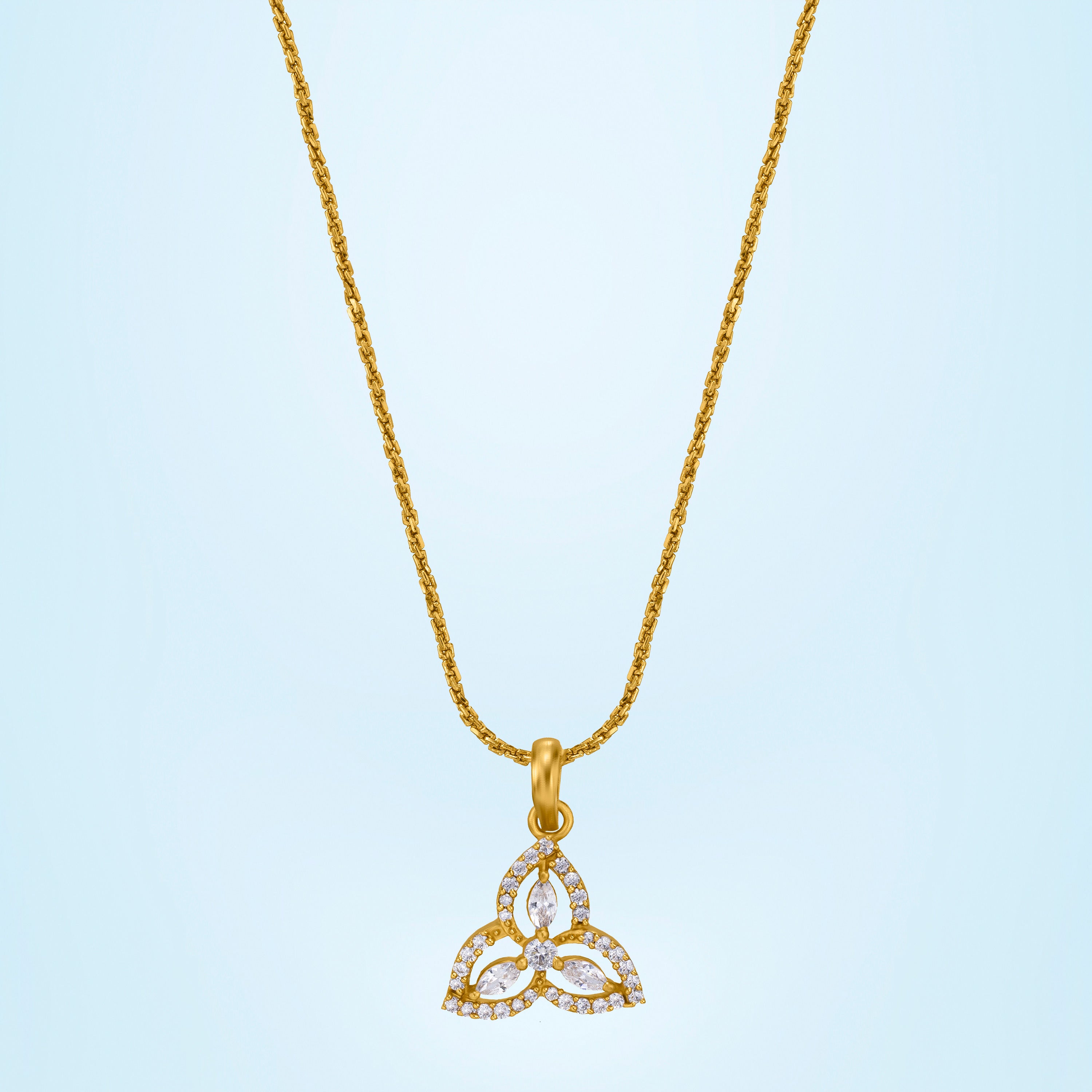 White Trinity Radiance Pendant
