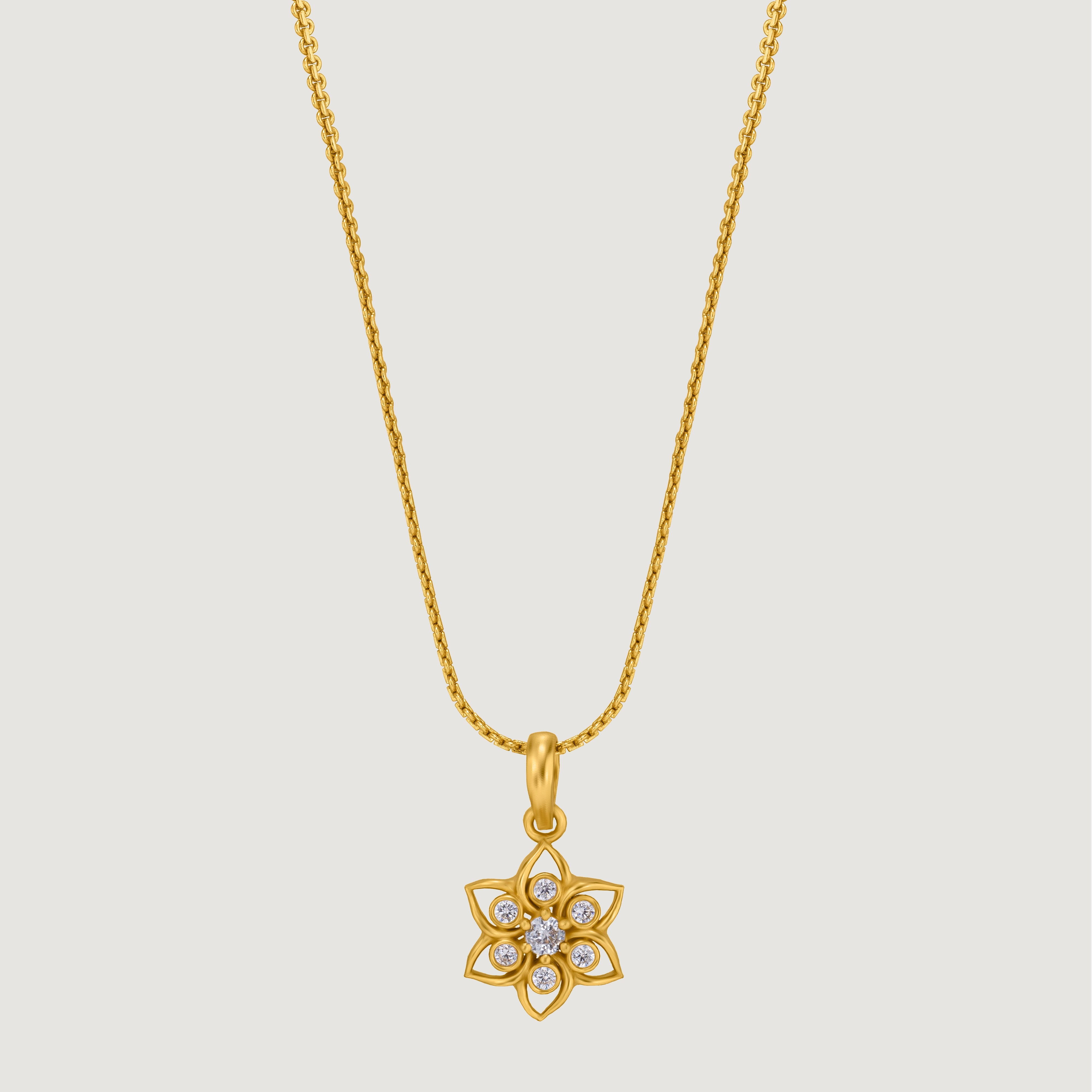 White Blossom Radiance Pendant