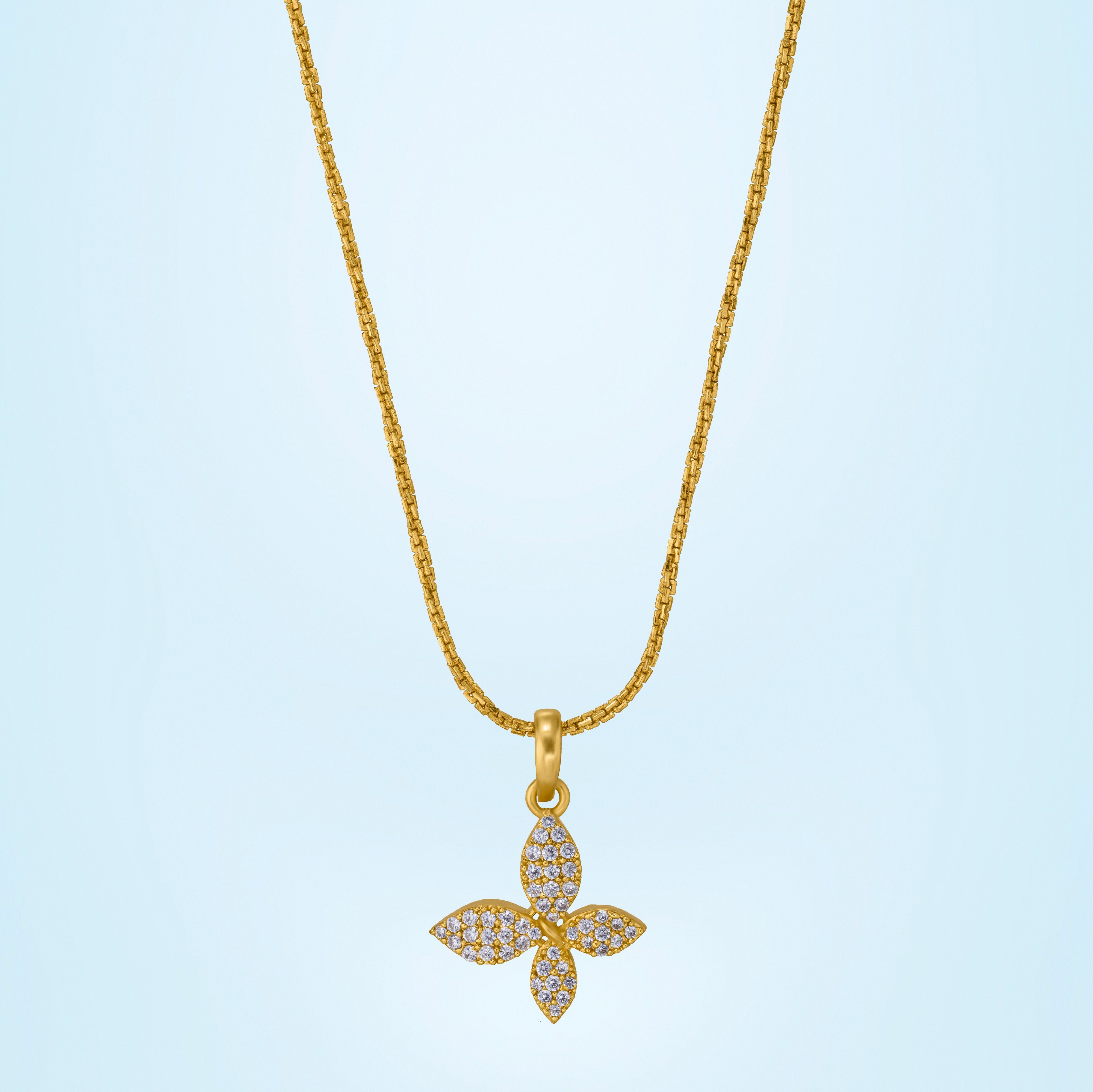 Golden Blossom Pendant