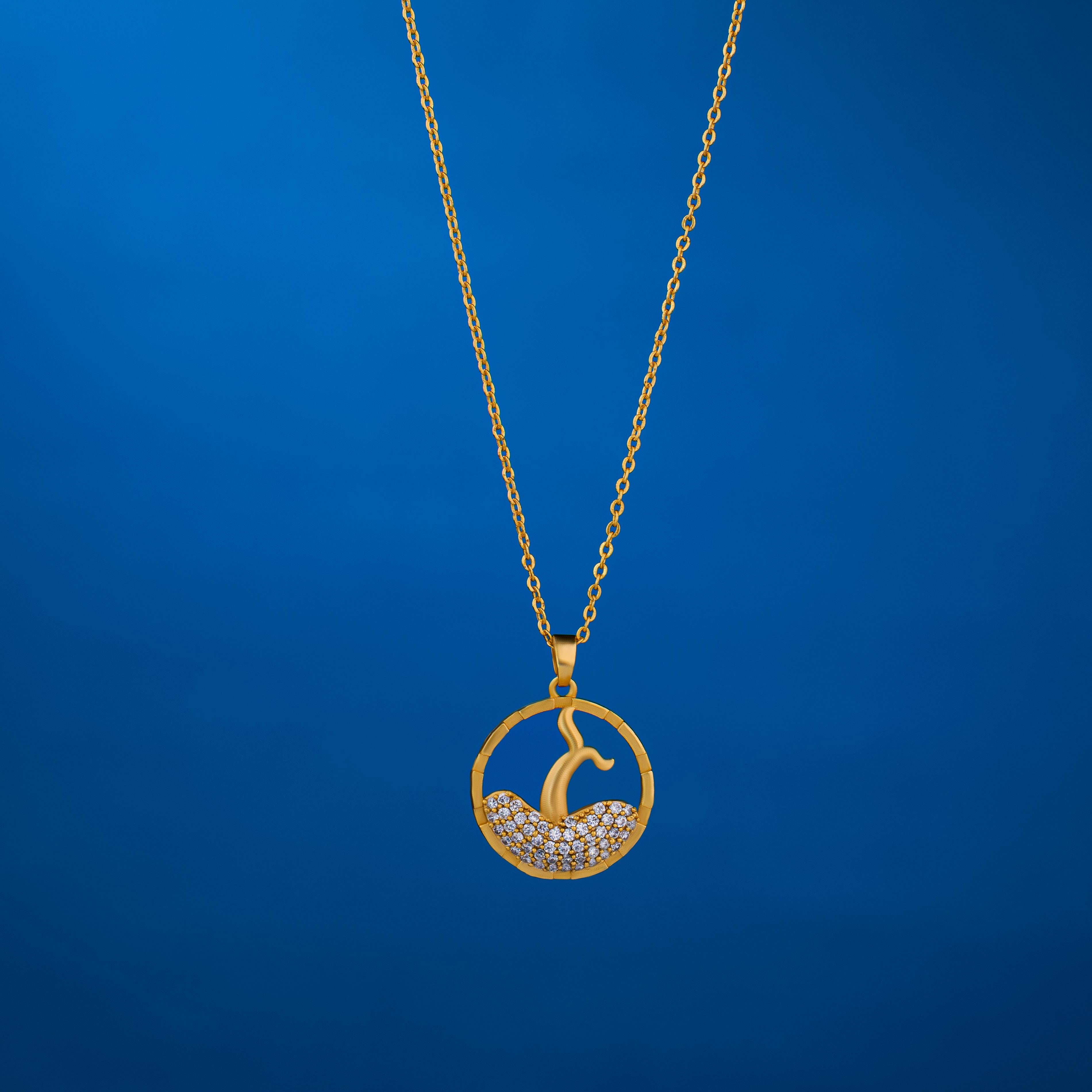 Wave Dolphin Pendant
