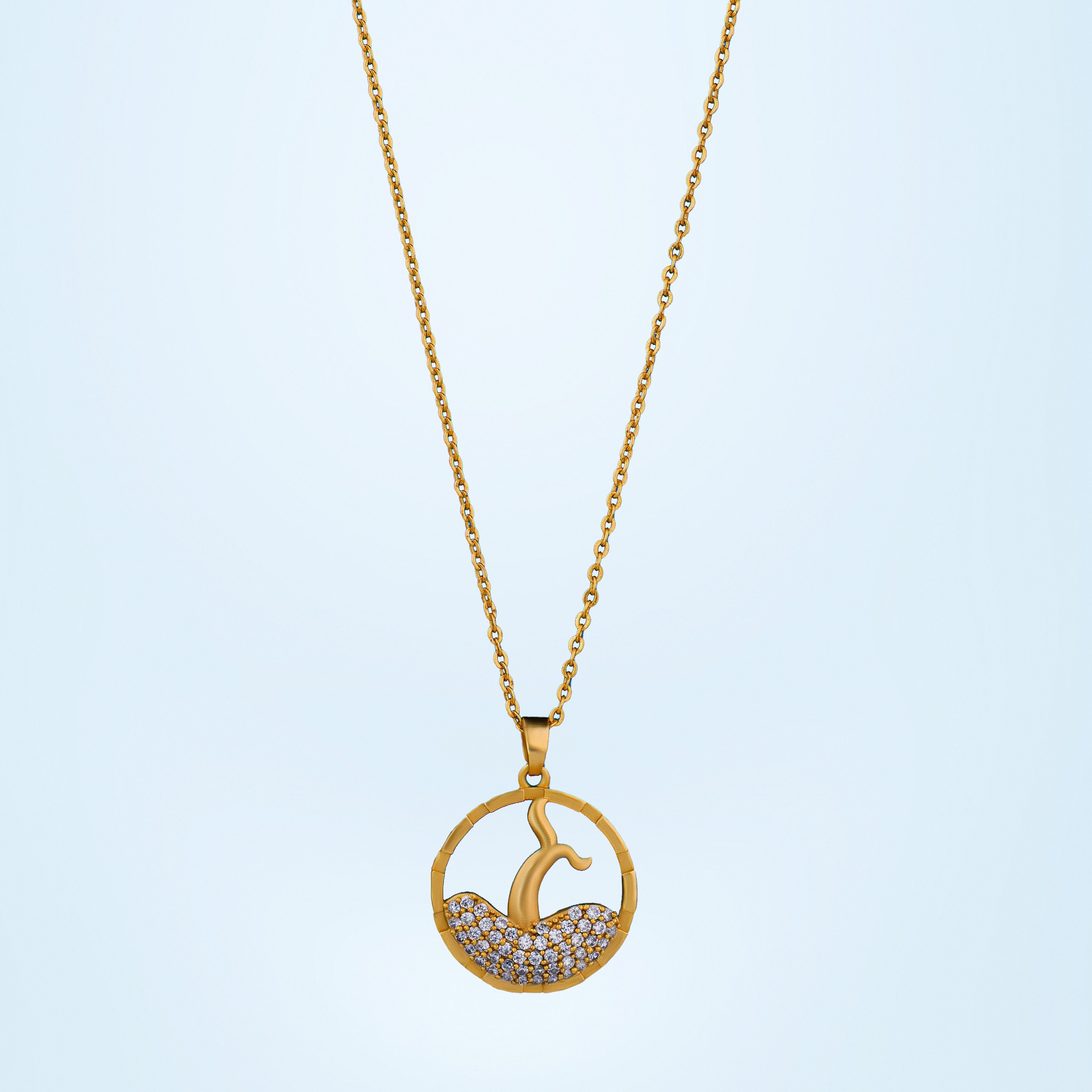 Wave Dolphin Pendant