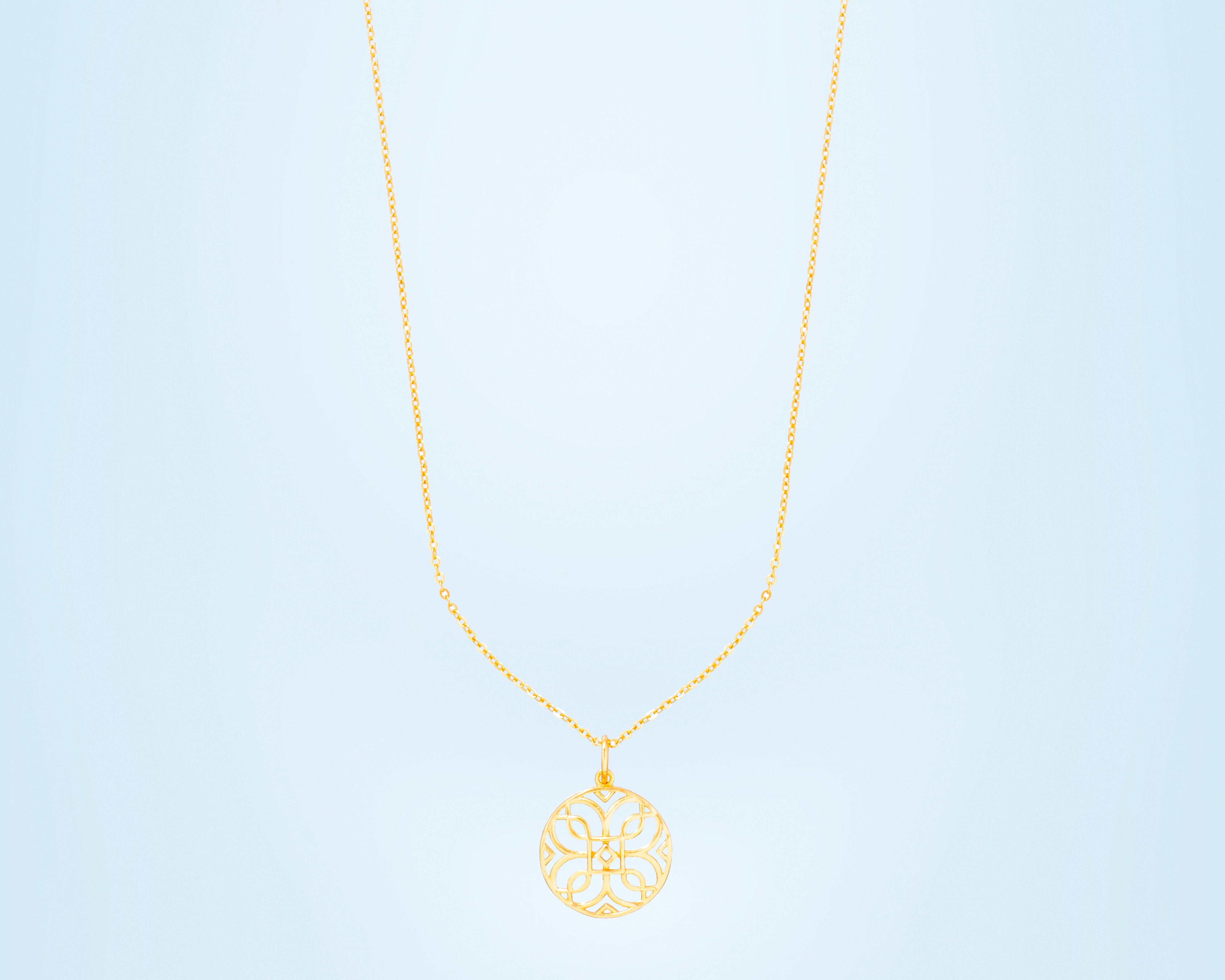 Mandala Pendant Necklace