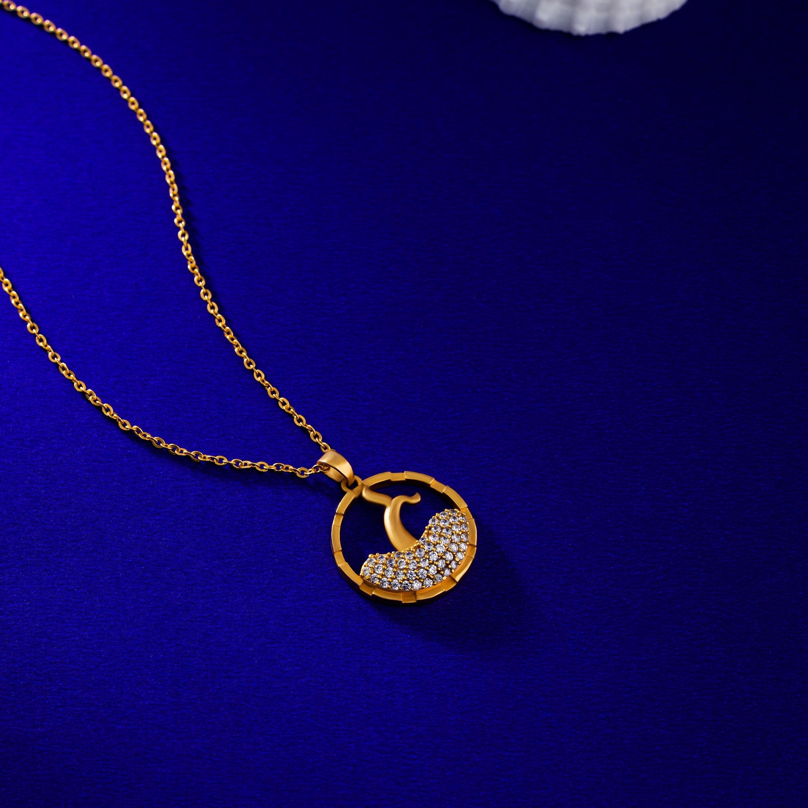 Wave Dolphin Pendant