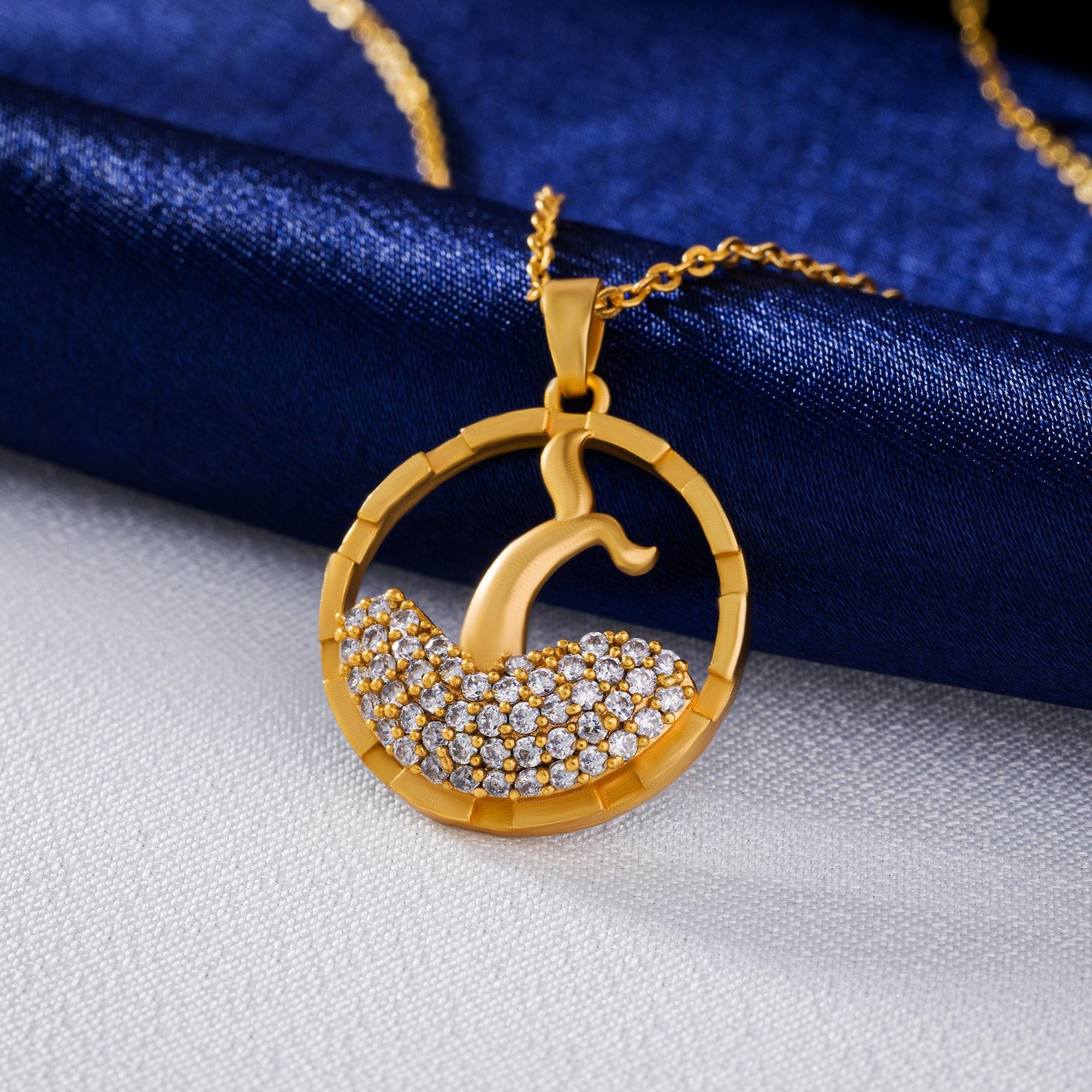 Wave Dolphin Pendant