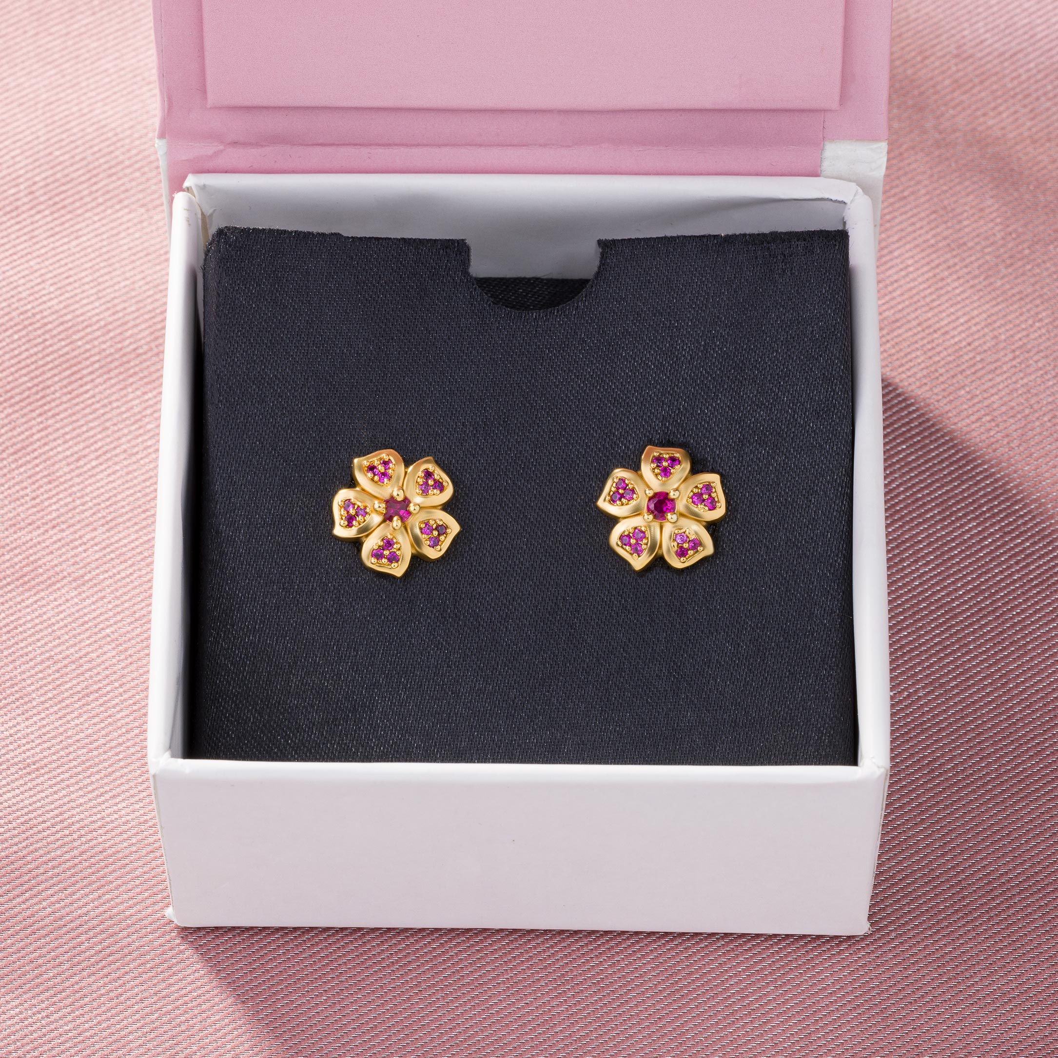 White Blossom Radiance Earrings