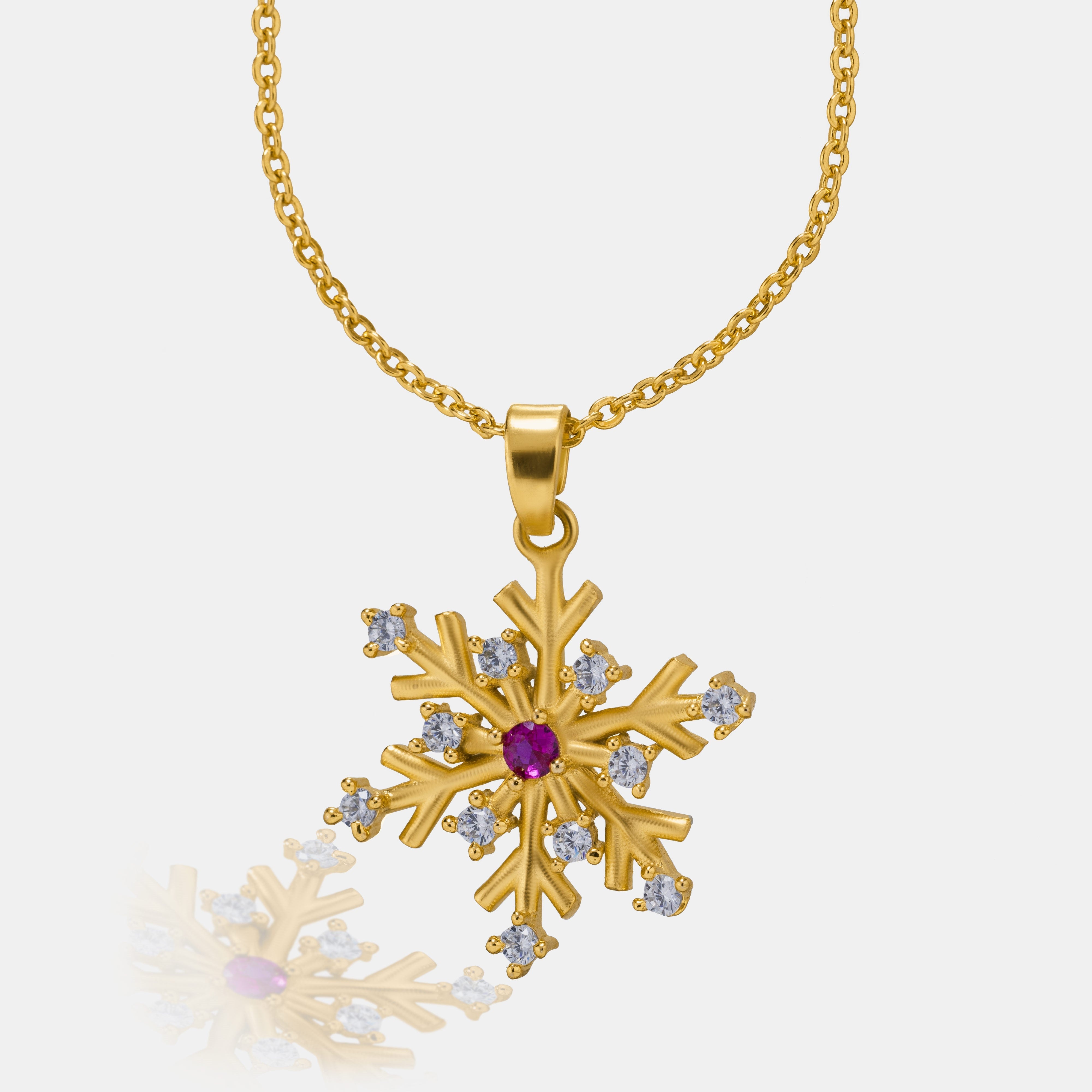 Snowflake Crystal Pendant