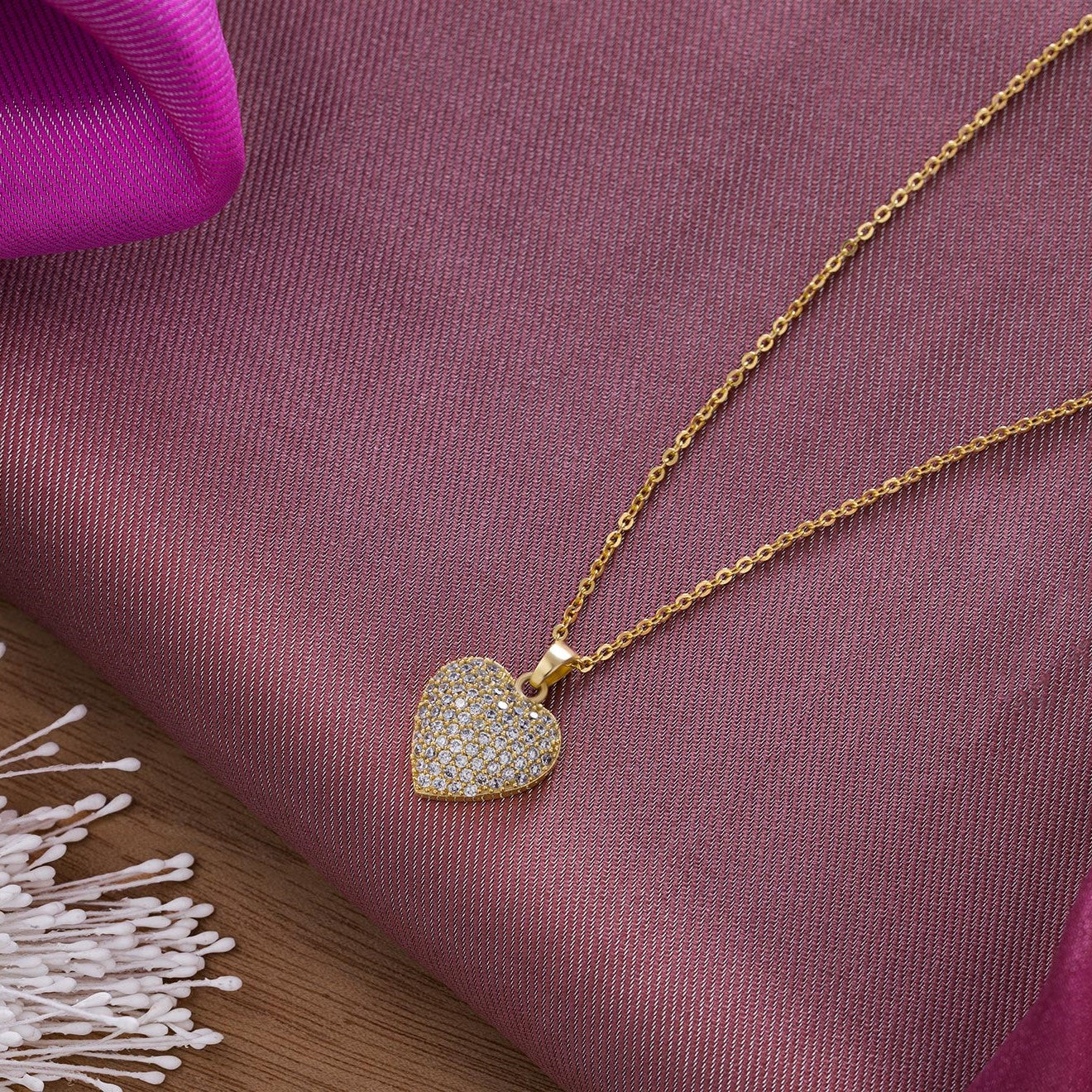 Heart Pave Pendant