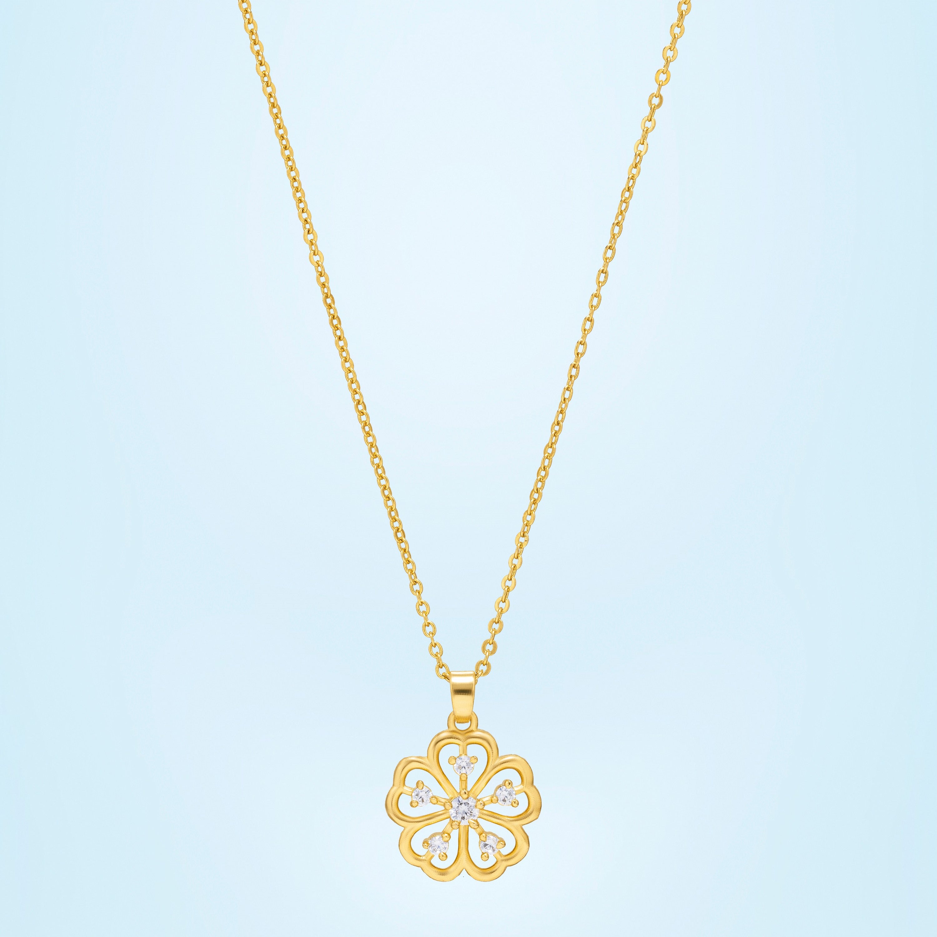Floral Charm Necklace