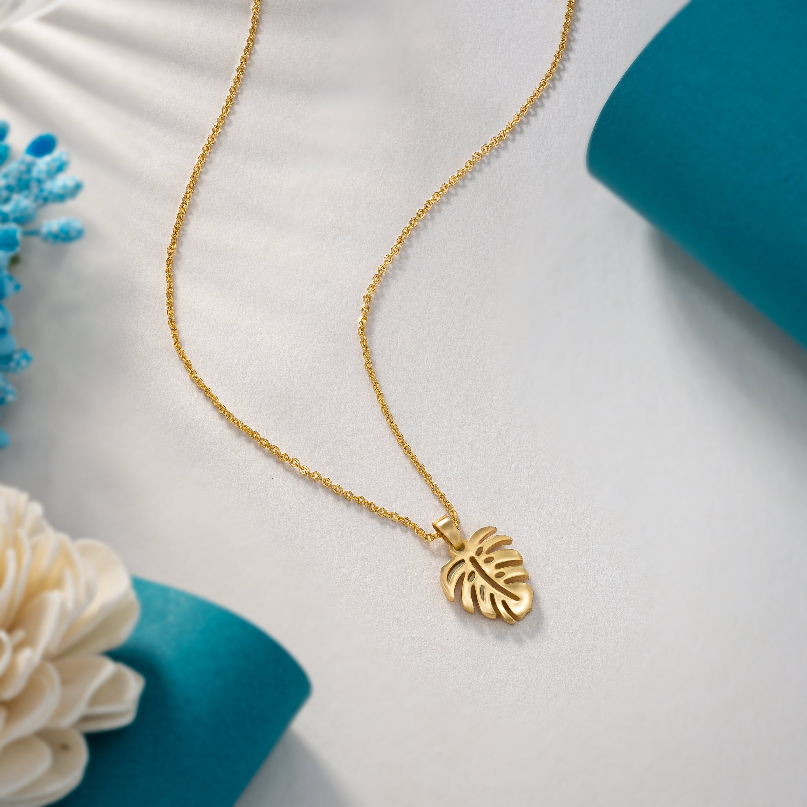 Monstera Leaf Pendant