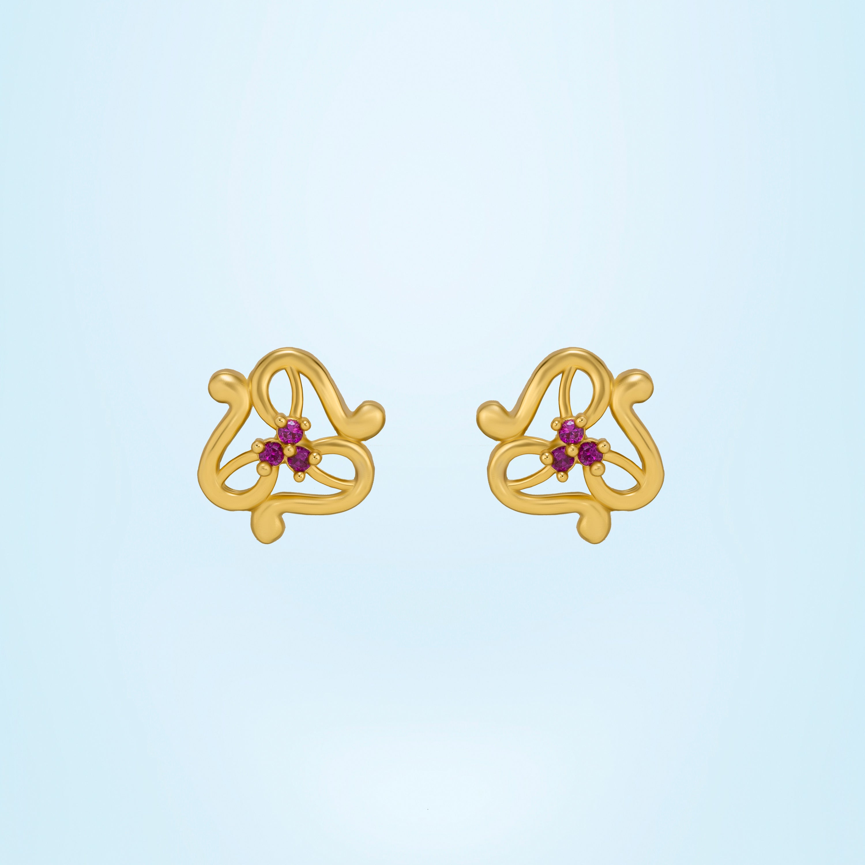 White Twilight Bloom Earrings