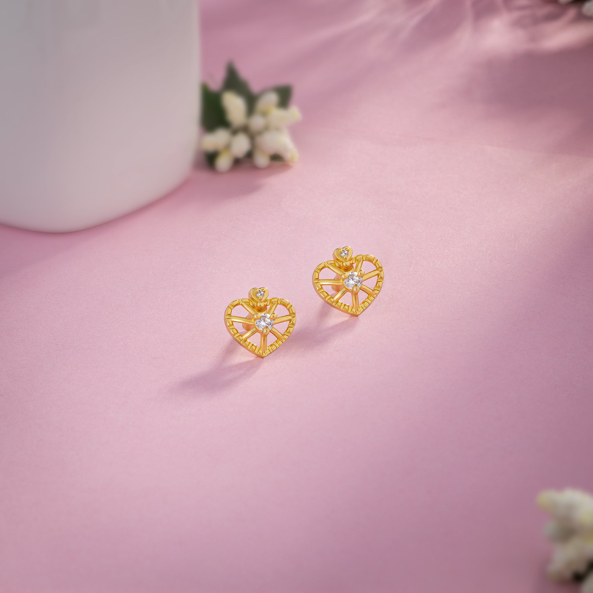 Heart Radiance Studs