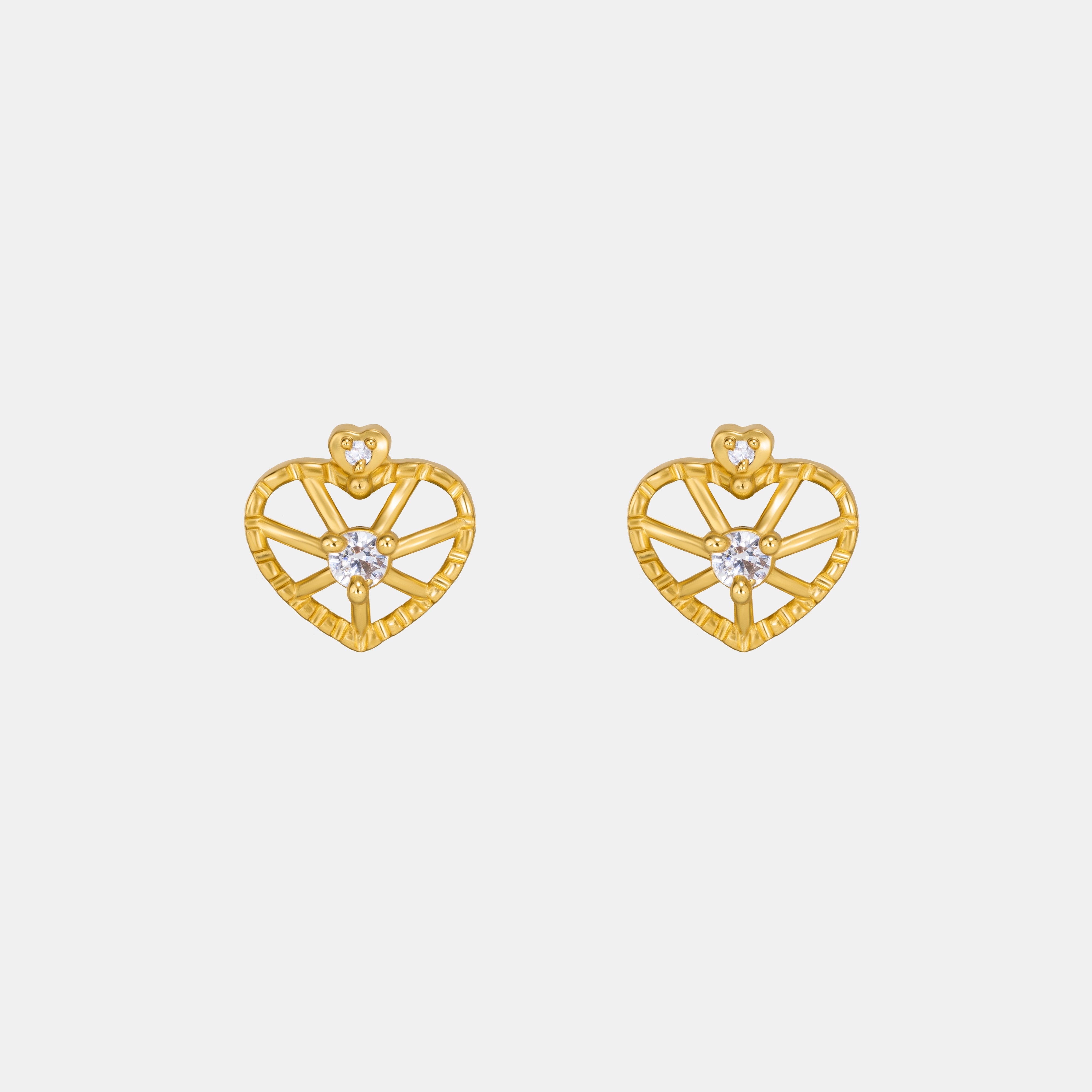 Heart Radiance Studs
