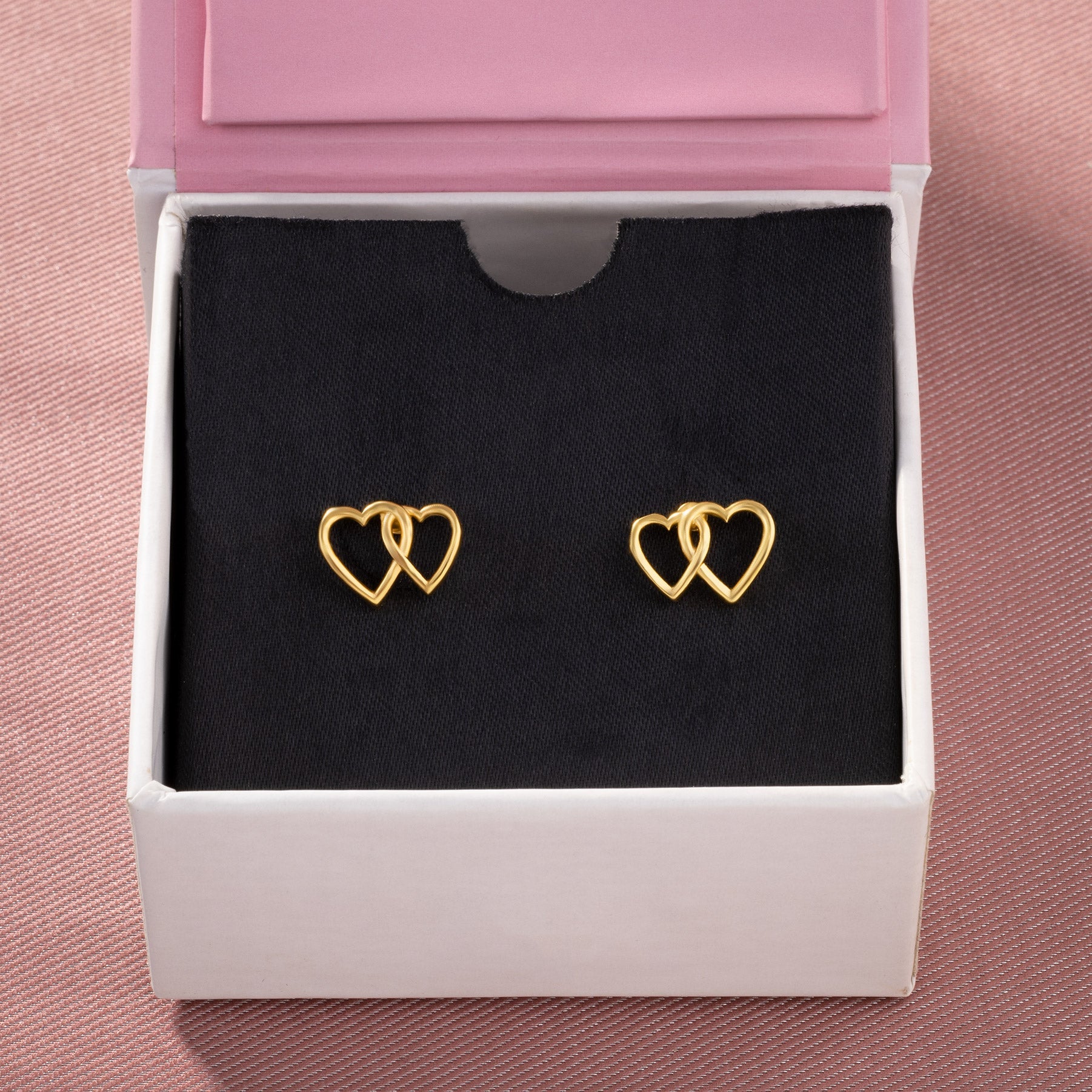 Golden Heart Earrings