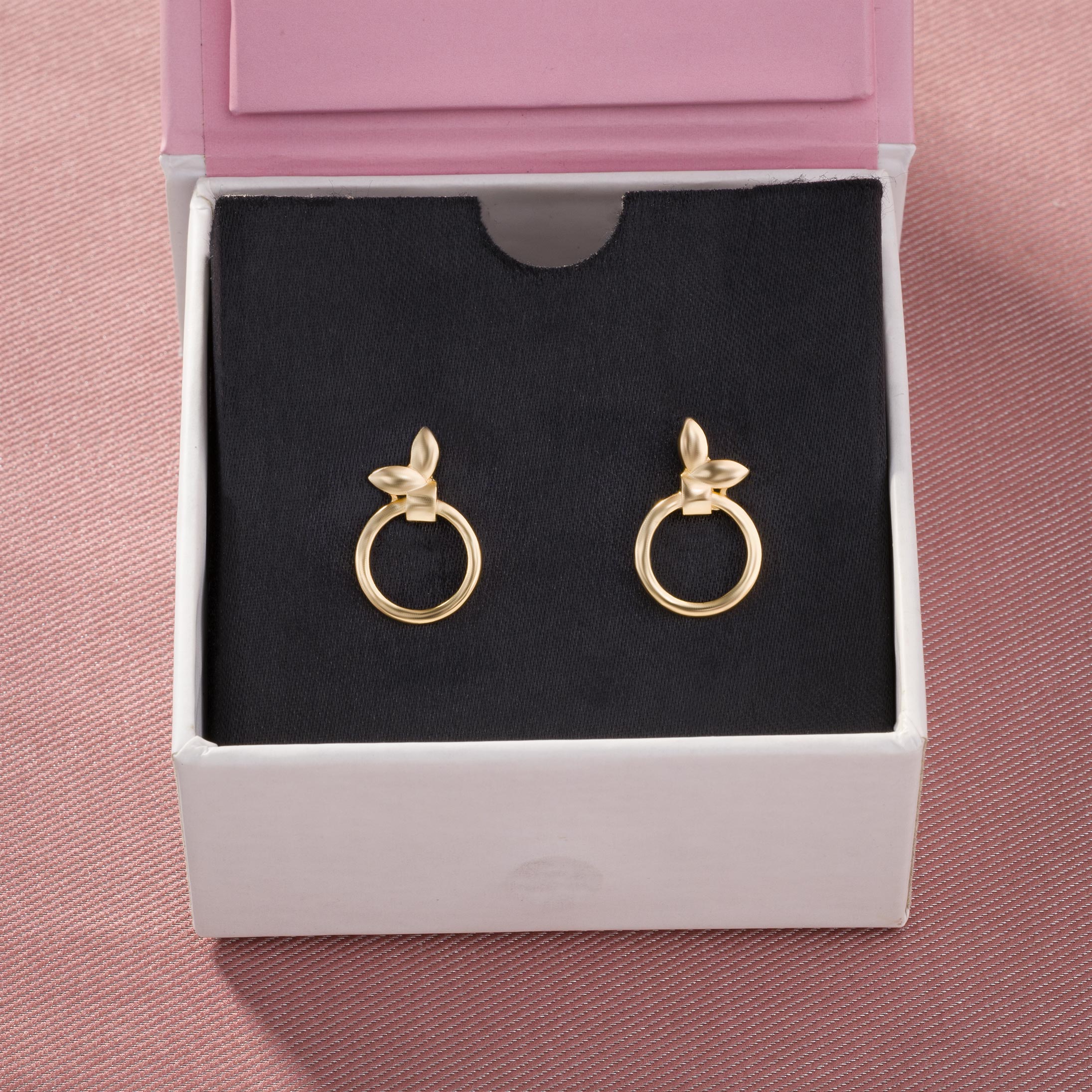 Petal Hoop Earrings