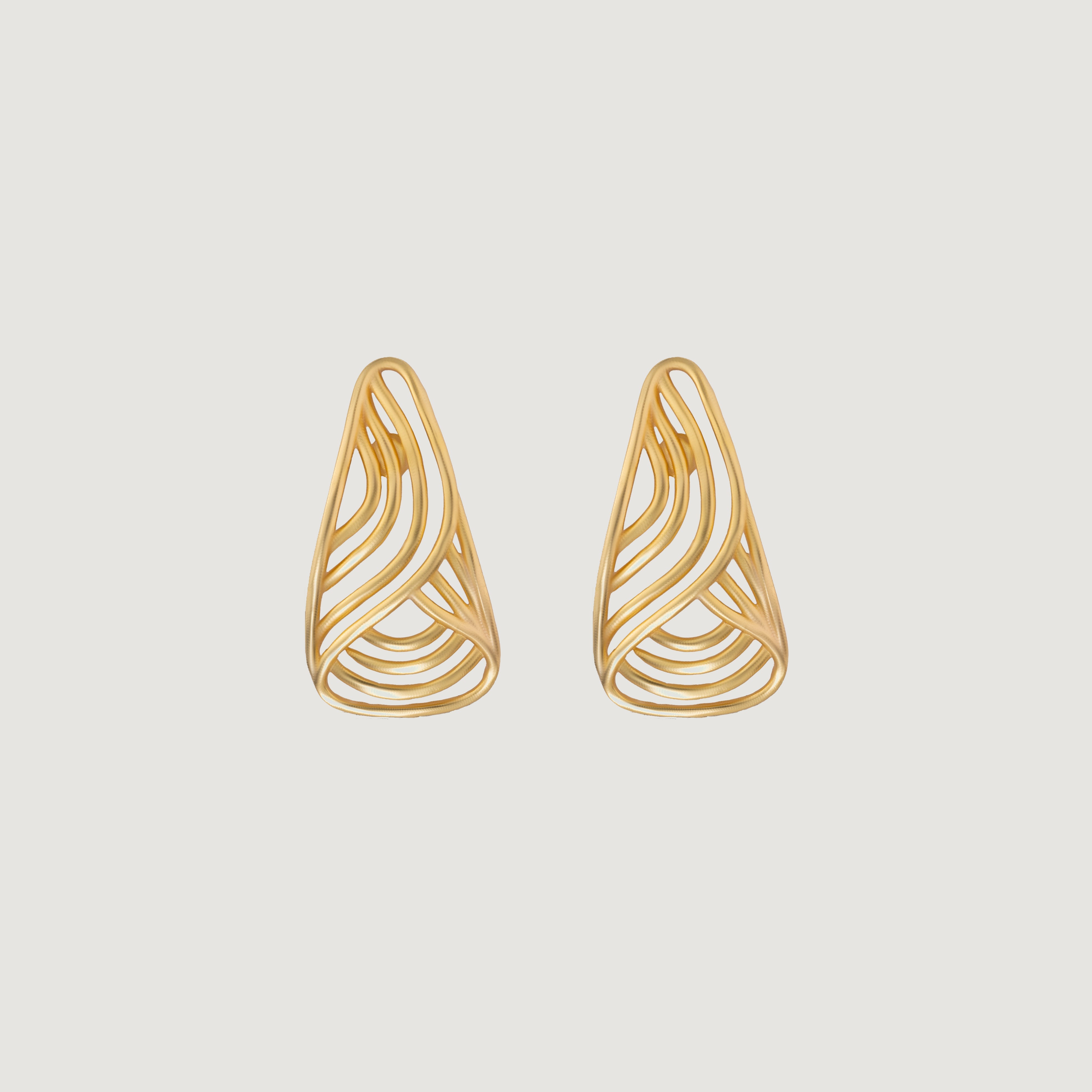 Wave Cascade Earrings