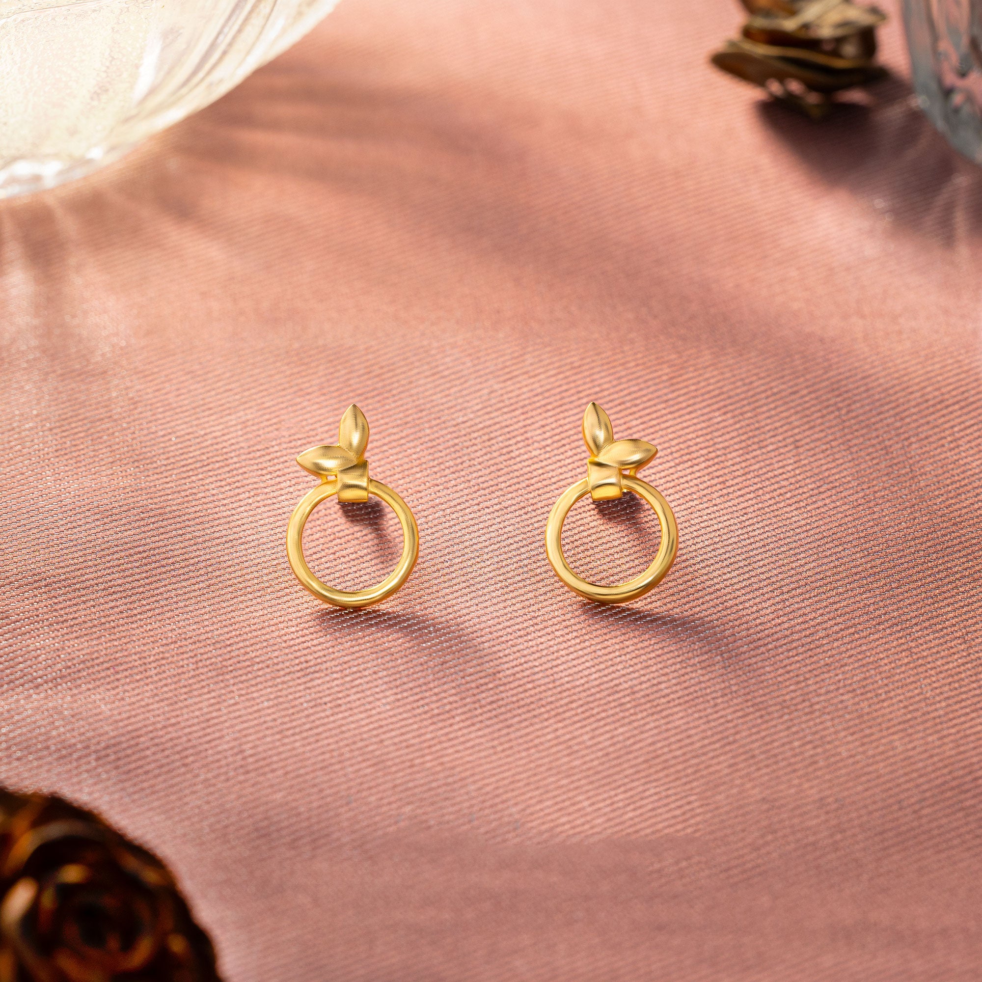 Petal Hoop Earrings