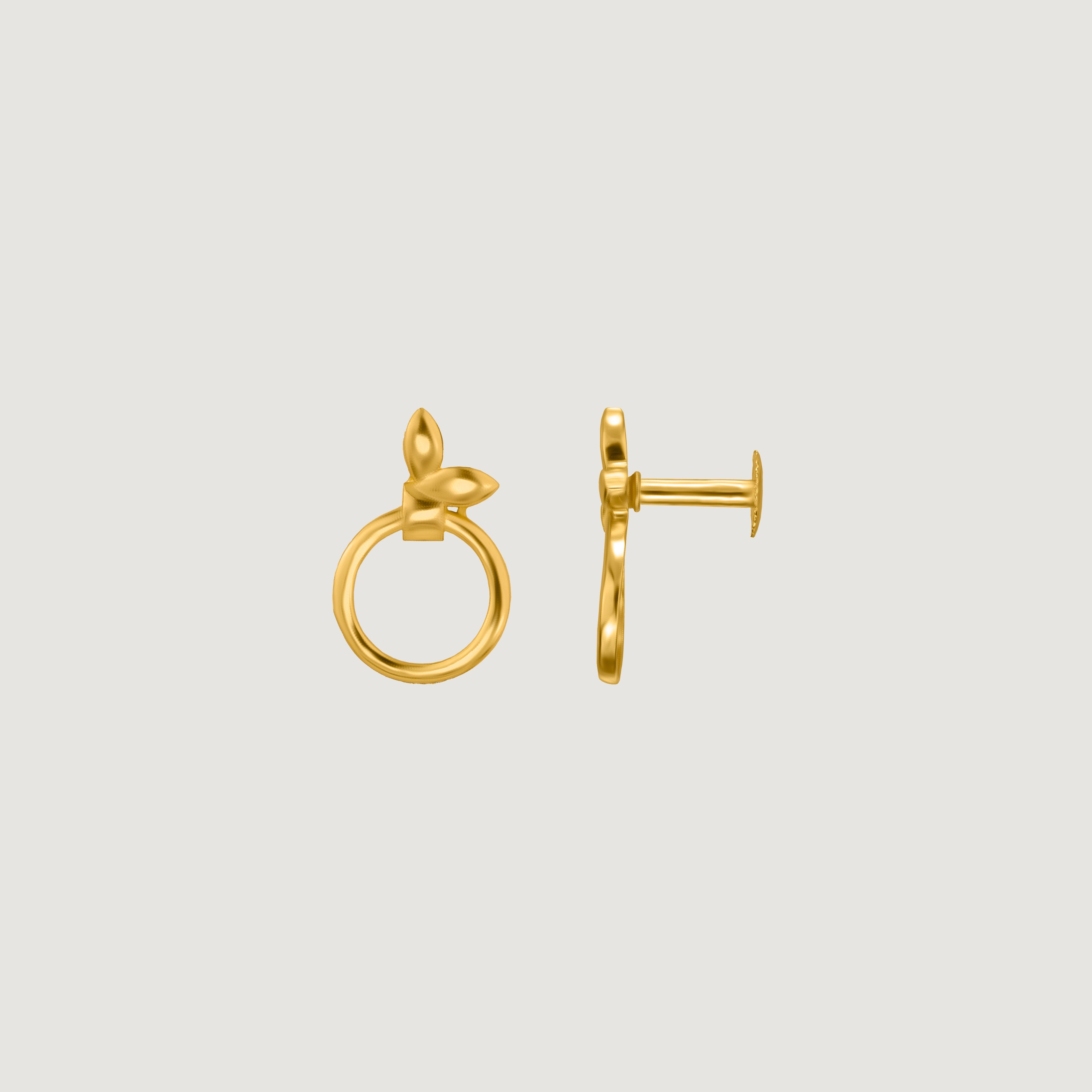 Petal Hoop Earrings