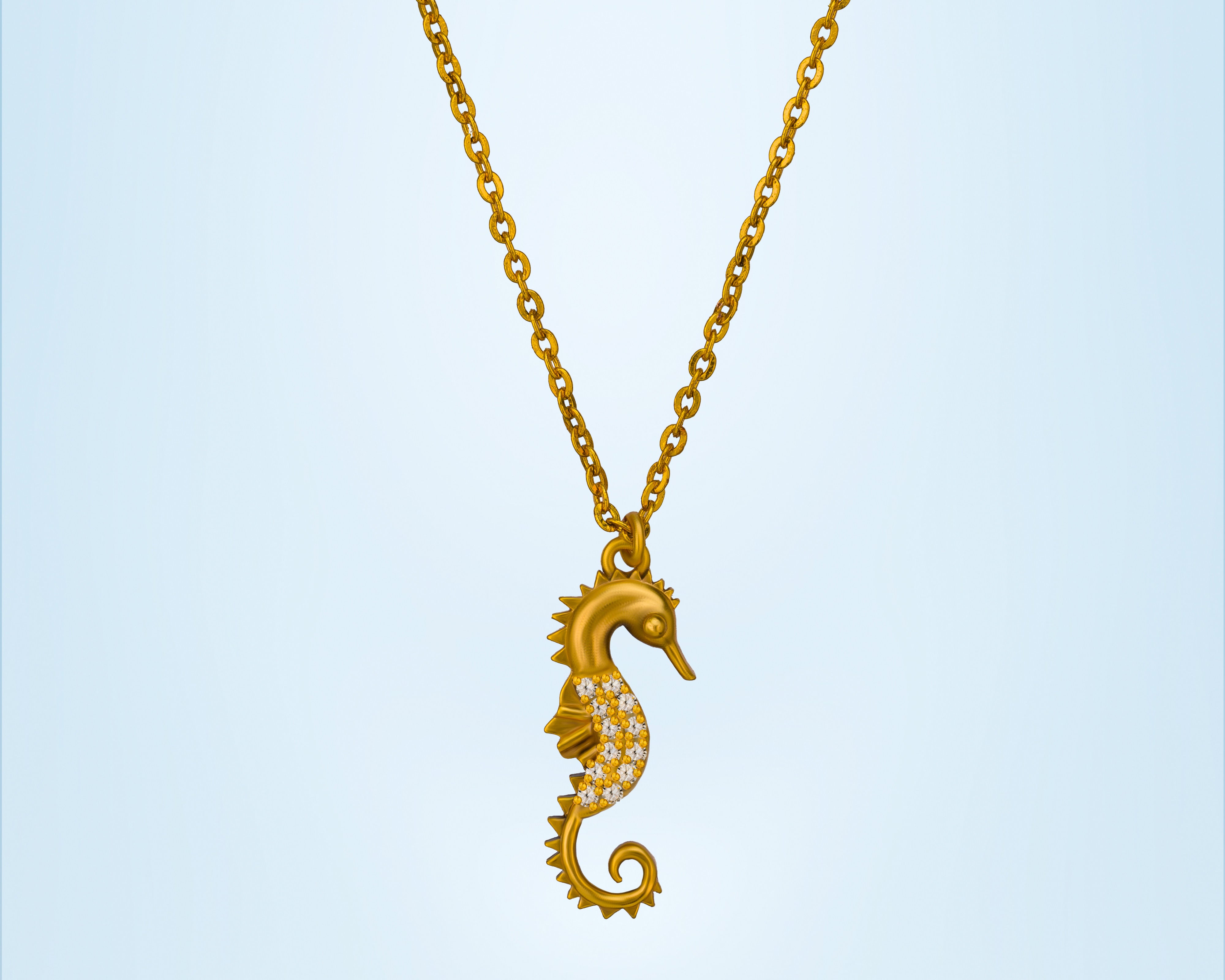 Mystic Seahorse Pendant