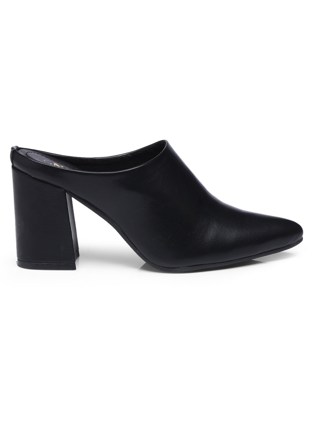 GNIST Regular  Black Block Heel Boots