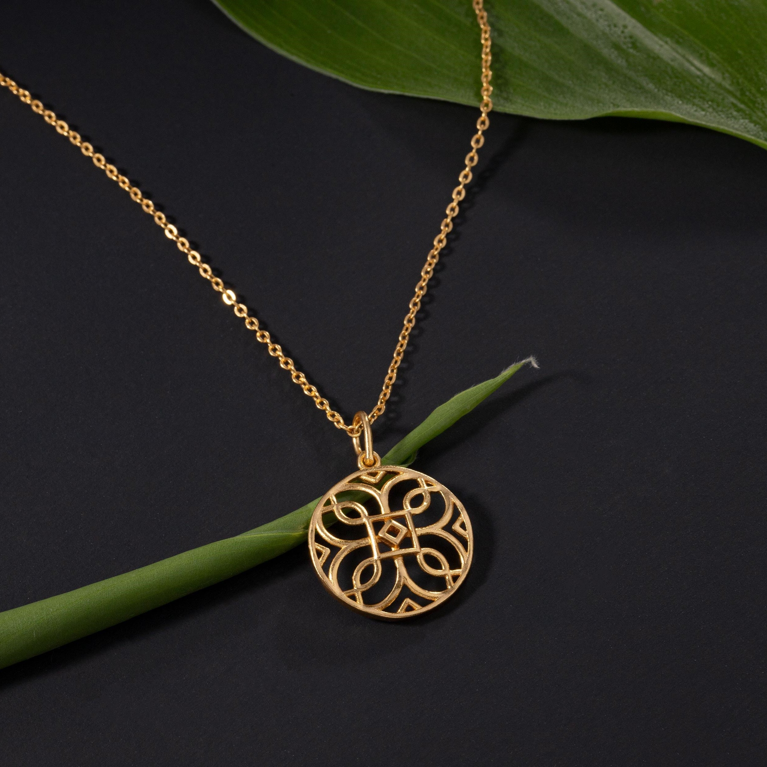 Mandala Pendant Necklace