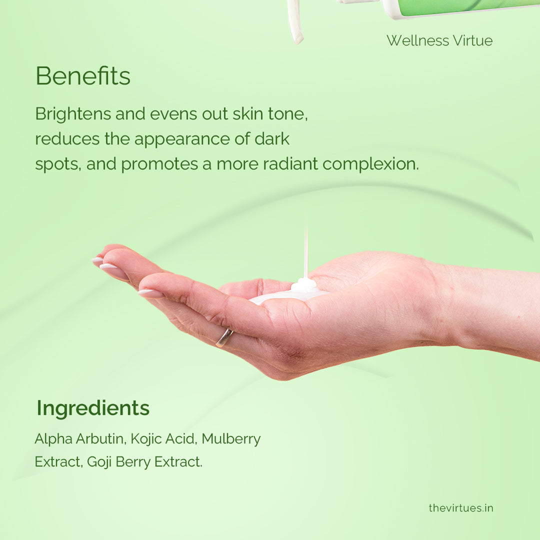 Virtue's Whitening Lotion with Glutathione & Alpha Arbutin