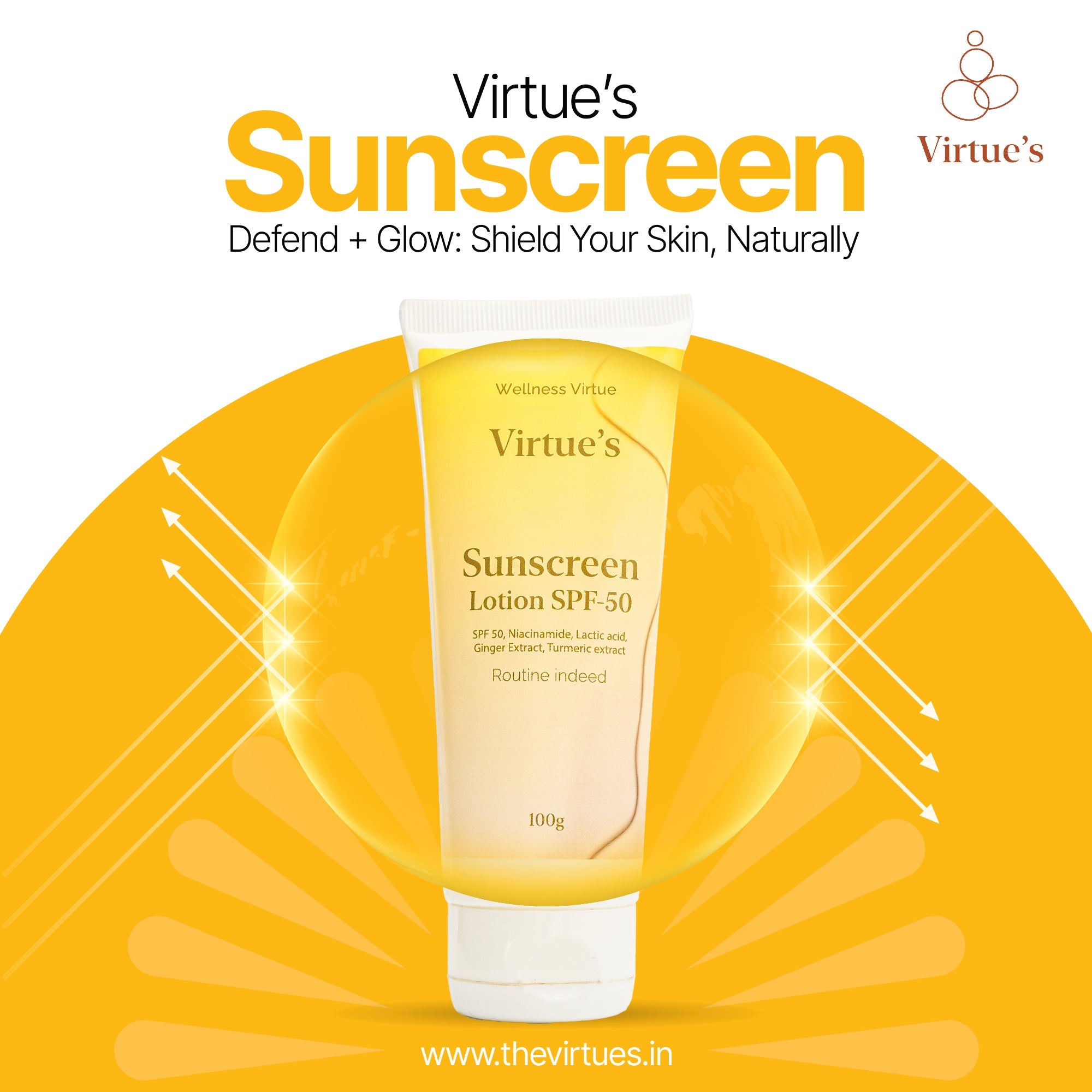 Virtue’s Daily Routine Combo – Face Wash, Moisturiser & Sunscreen