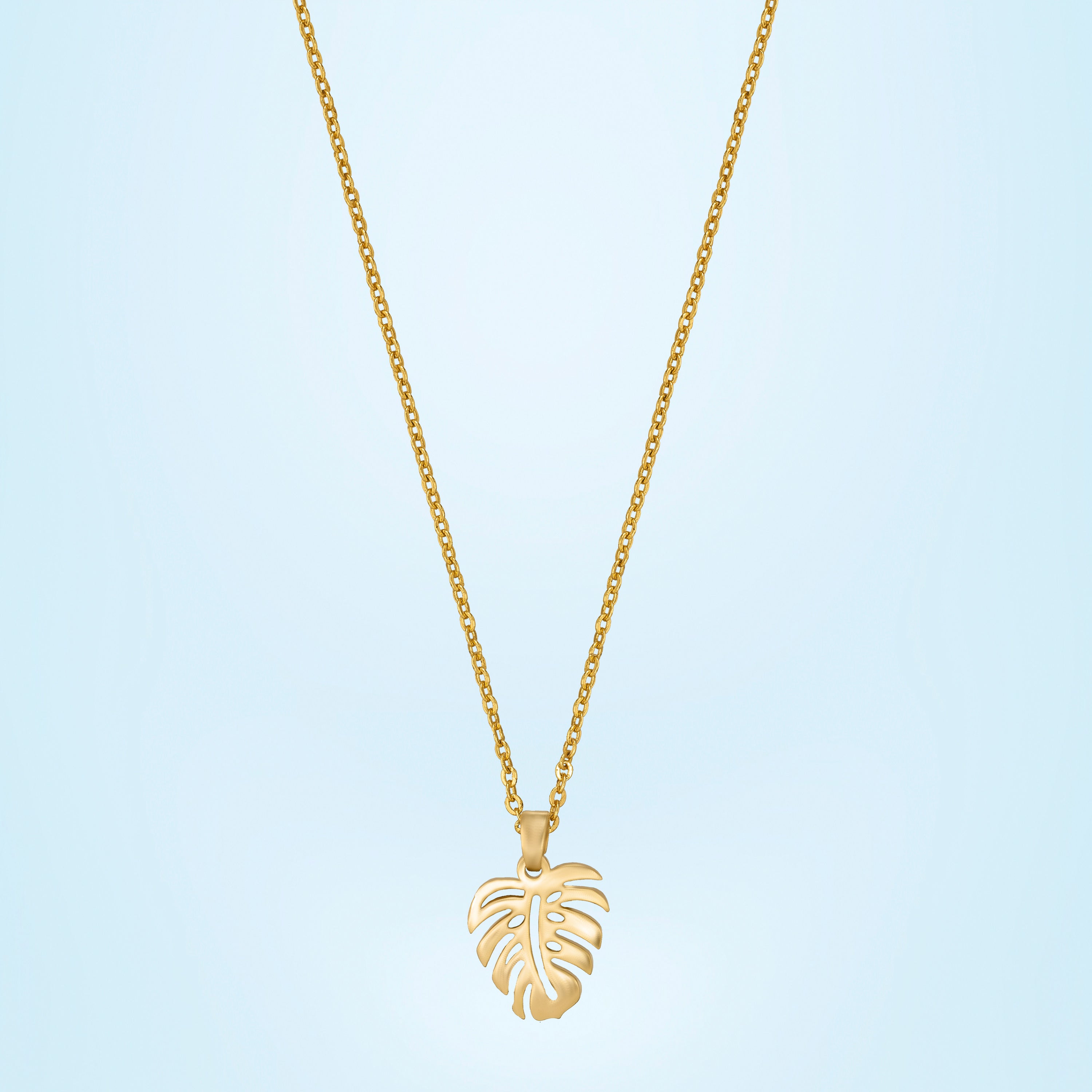 Monstera Leaf Pendant